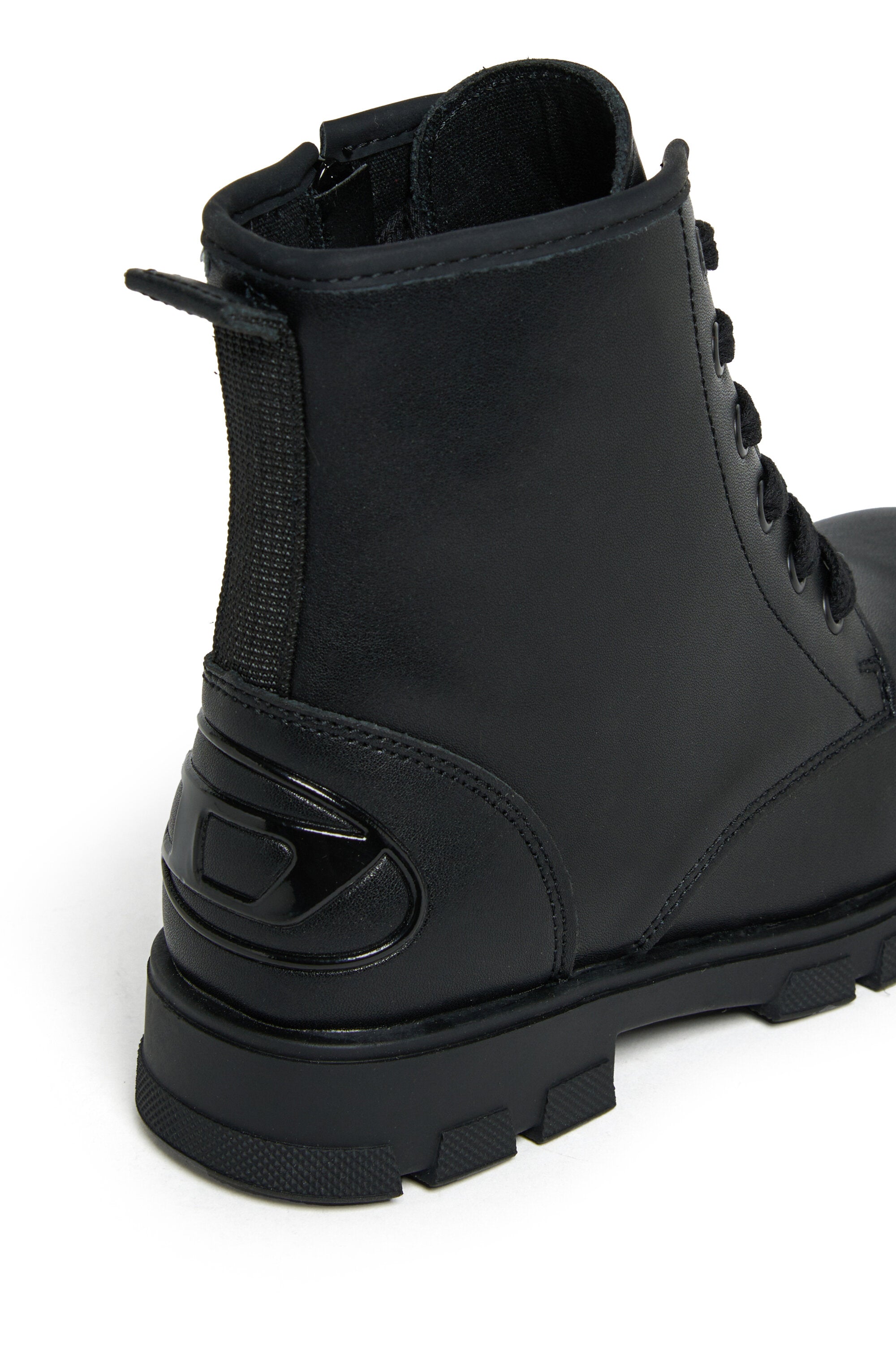 D-Hammer Lace leather boots