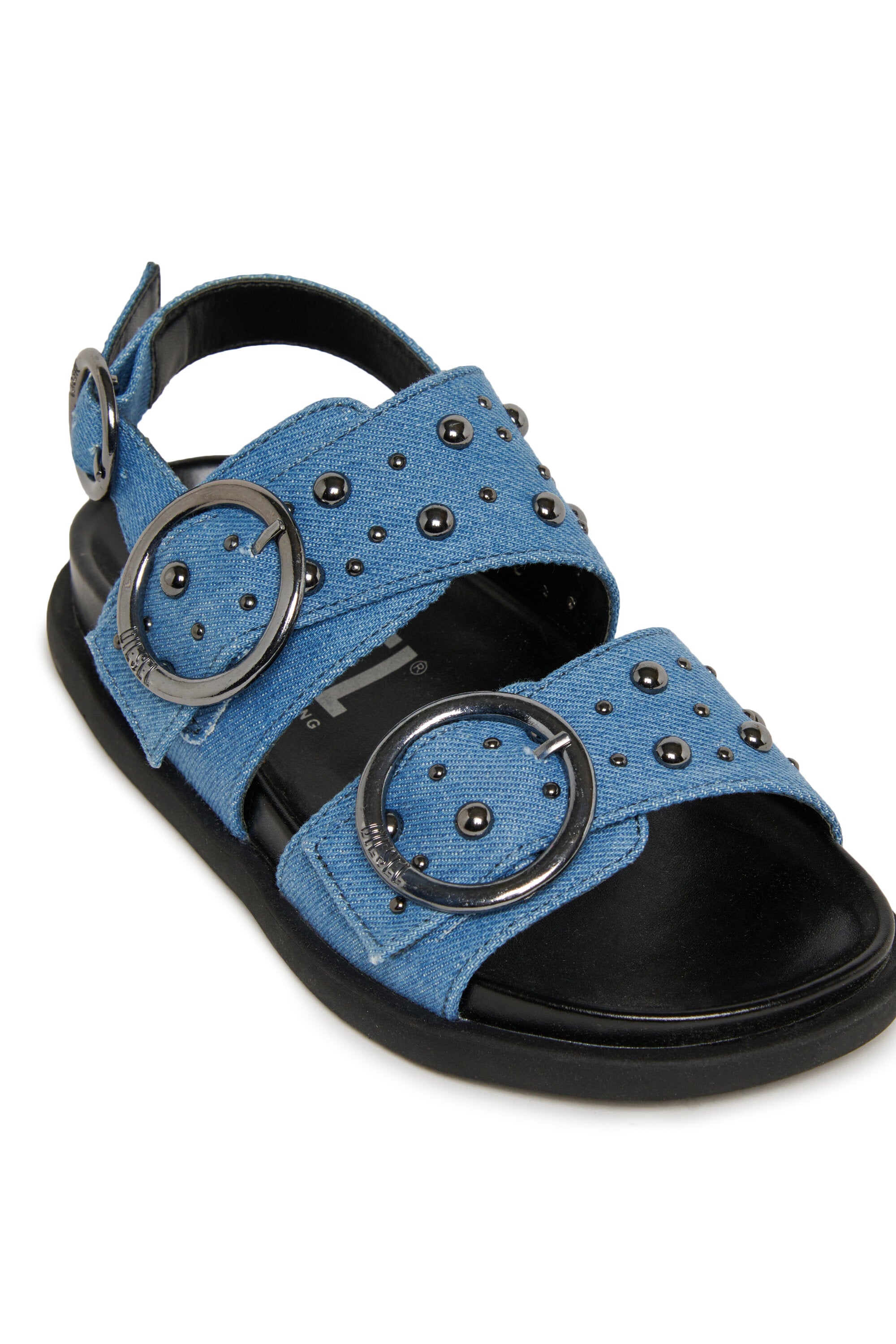 Sandals with logo
