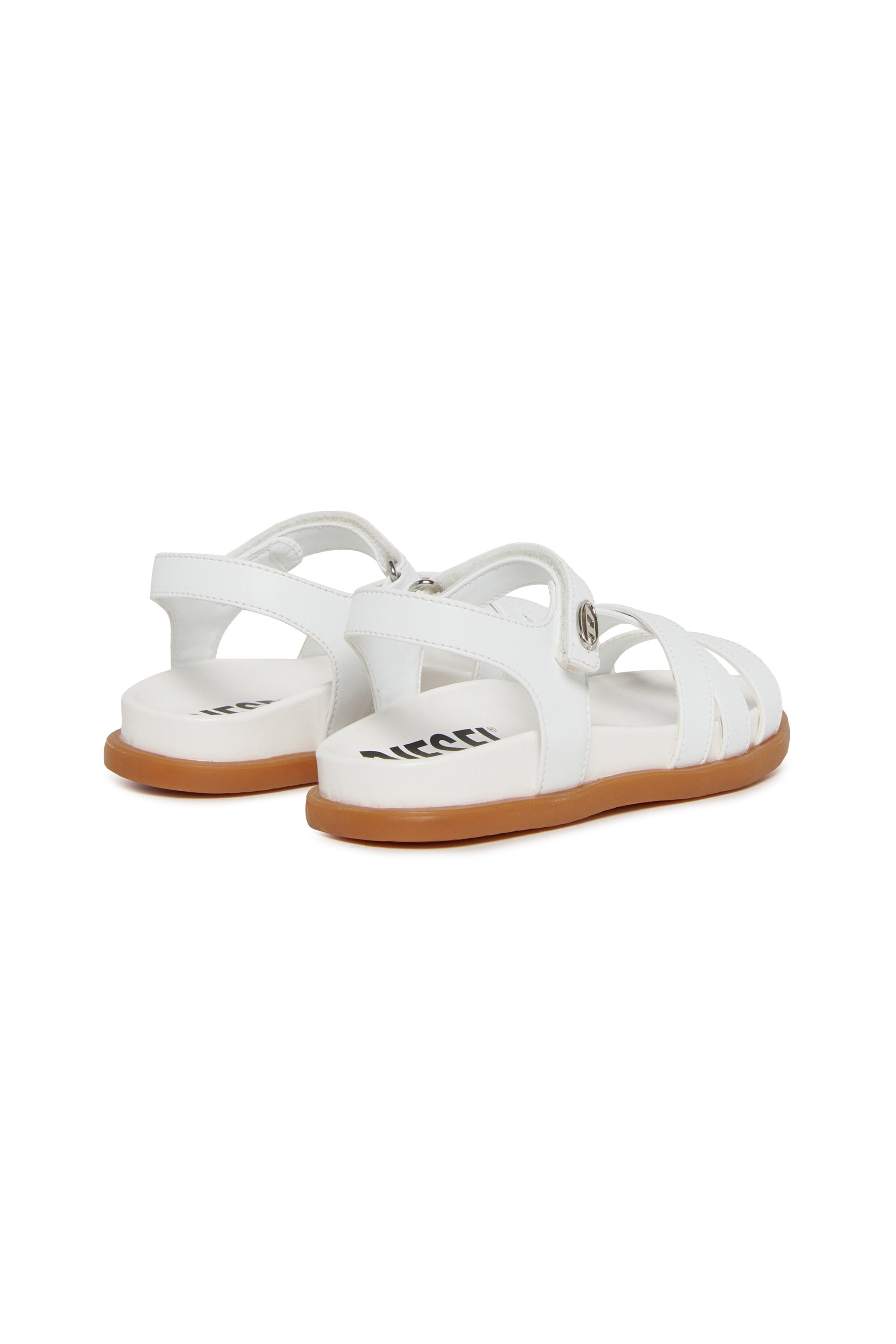 Sandals with logo