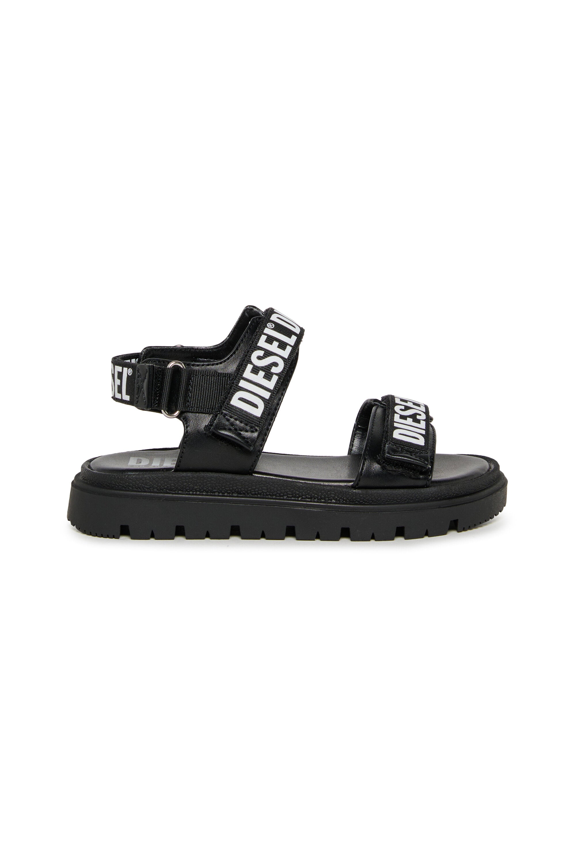 Sandals with logo