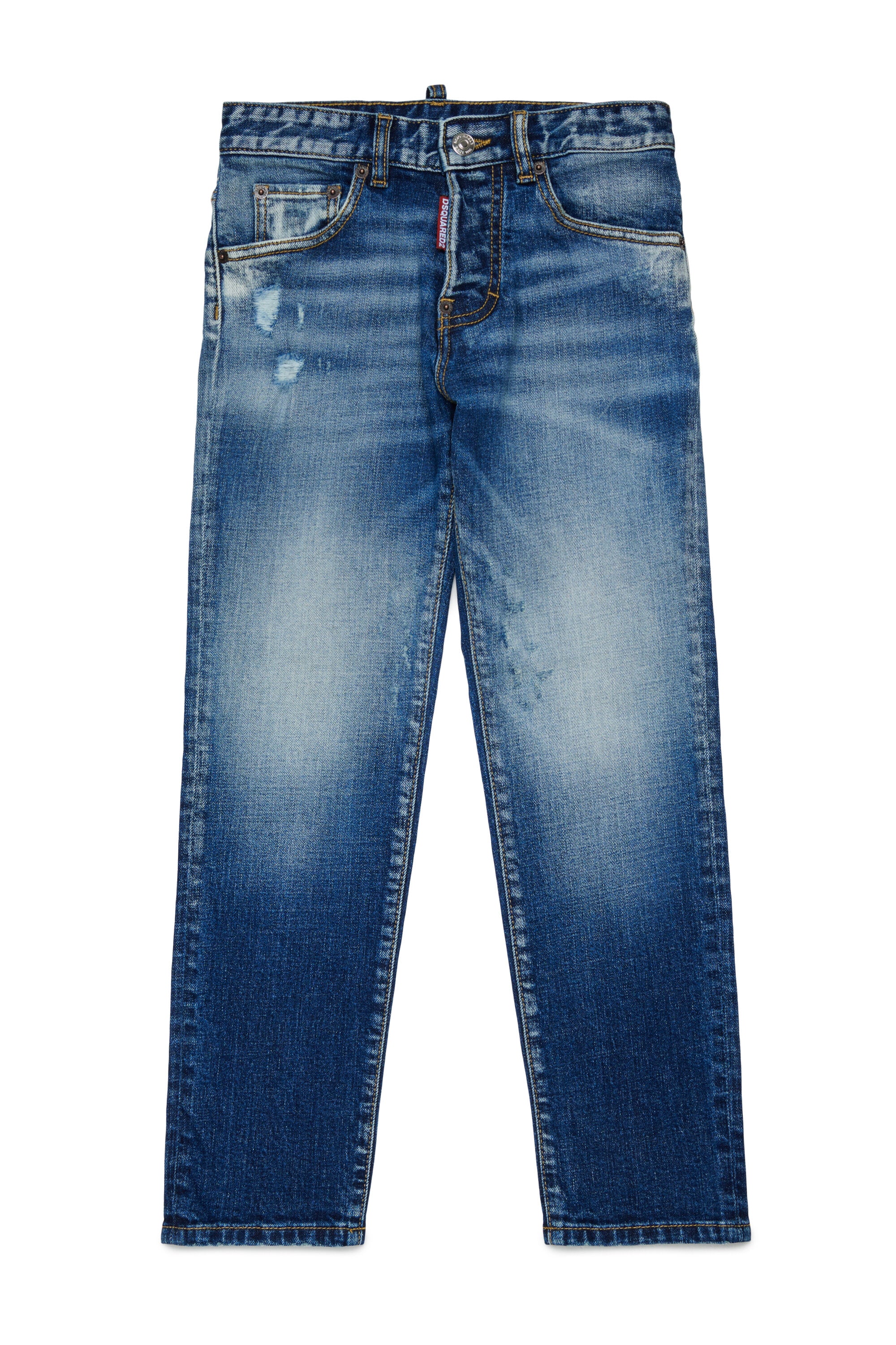 Straight-leg light blue jeans with regular bottom - Stanislav