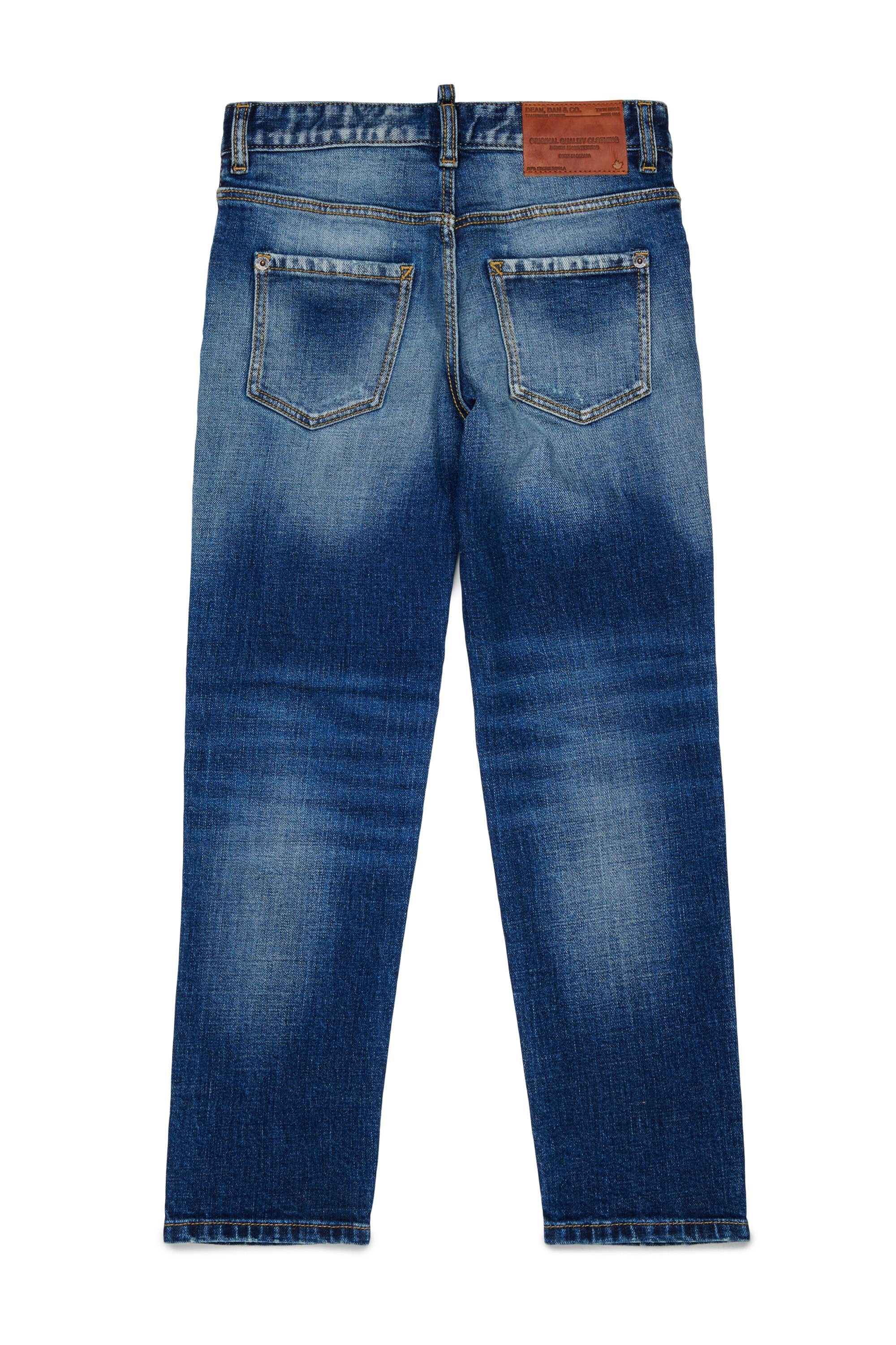 Straight-leg light blue jeans with regular bottom - Stanislav