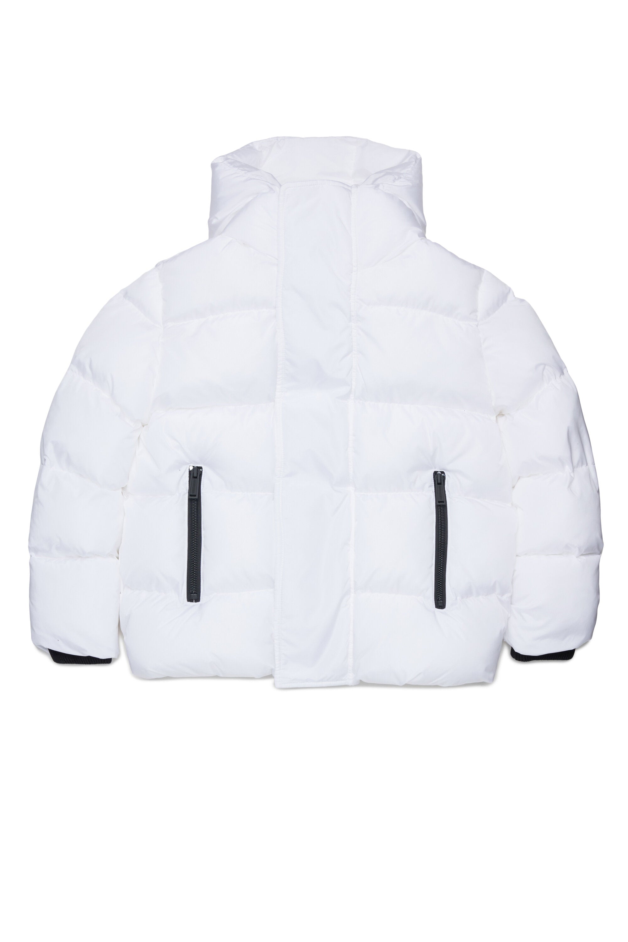 フードとDSQUARED2ロゴ入りパッド入りジャケット