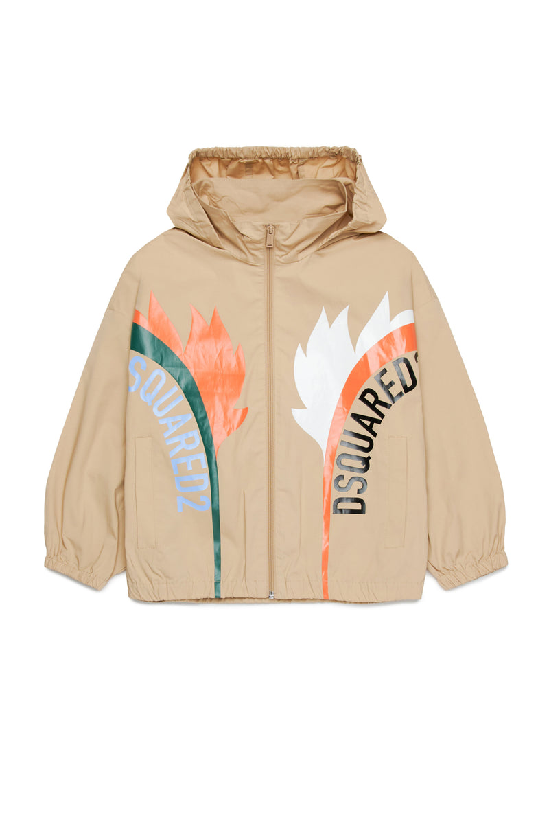 Dsquared2 ロゴ入りボーイズウインドブレーカージャケット｜BRAVE KID