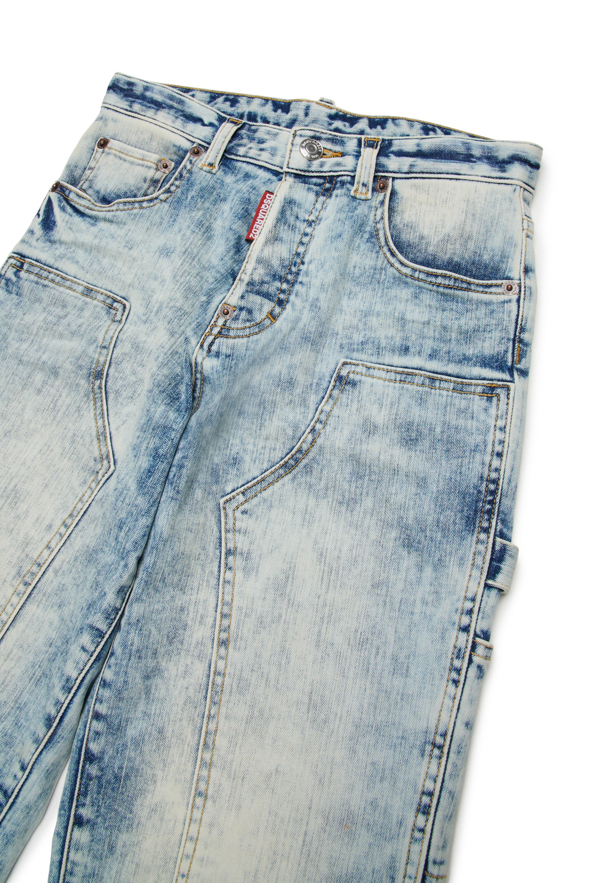 霜降りストレートジーンズ - Loose