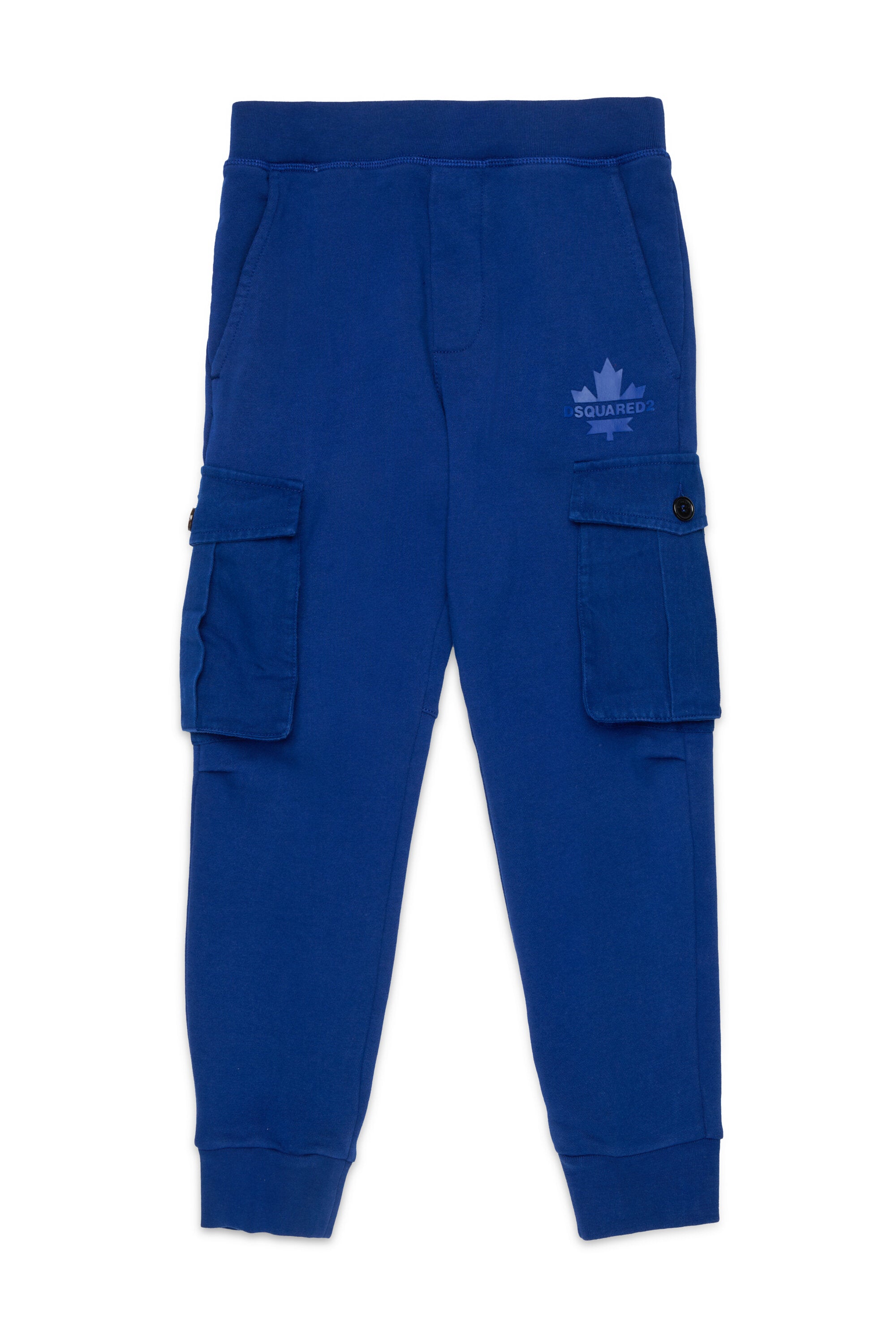 Fleece cargo pants with Maple Leaf