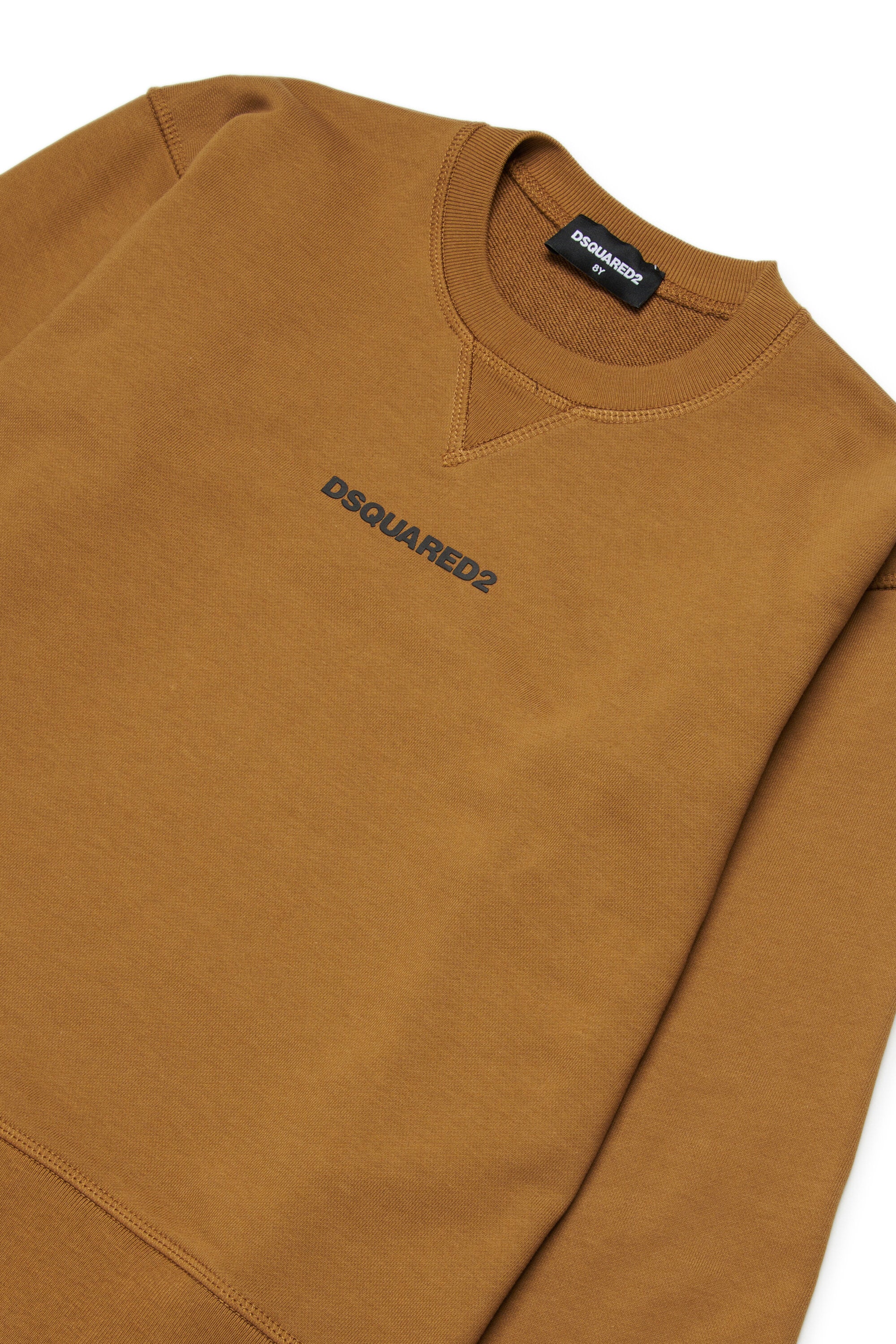 Branded cotton sweatshirt