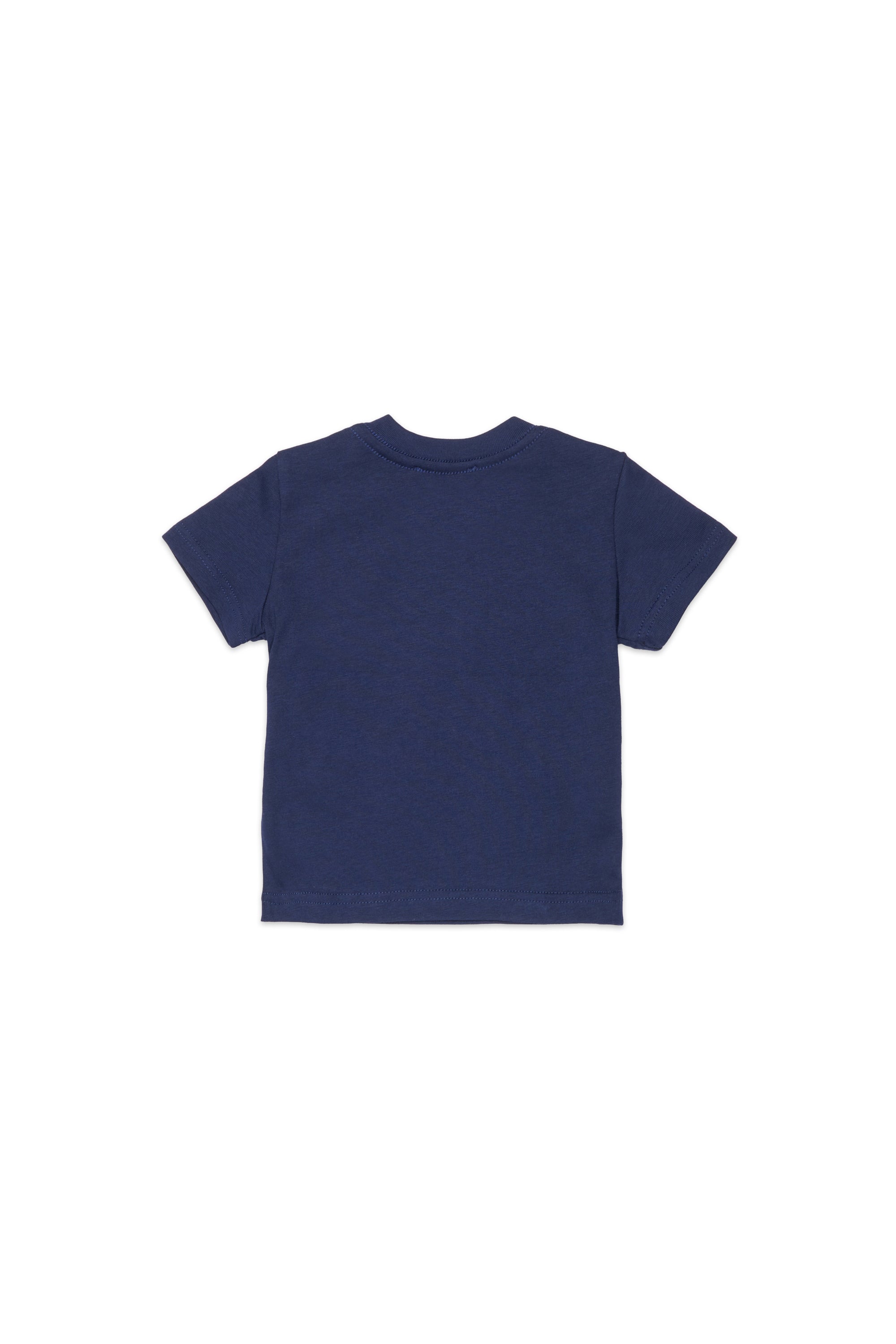 クルーネック Tシャツ ロゴ付き