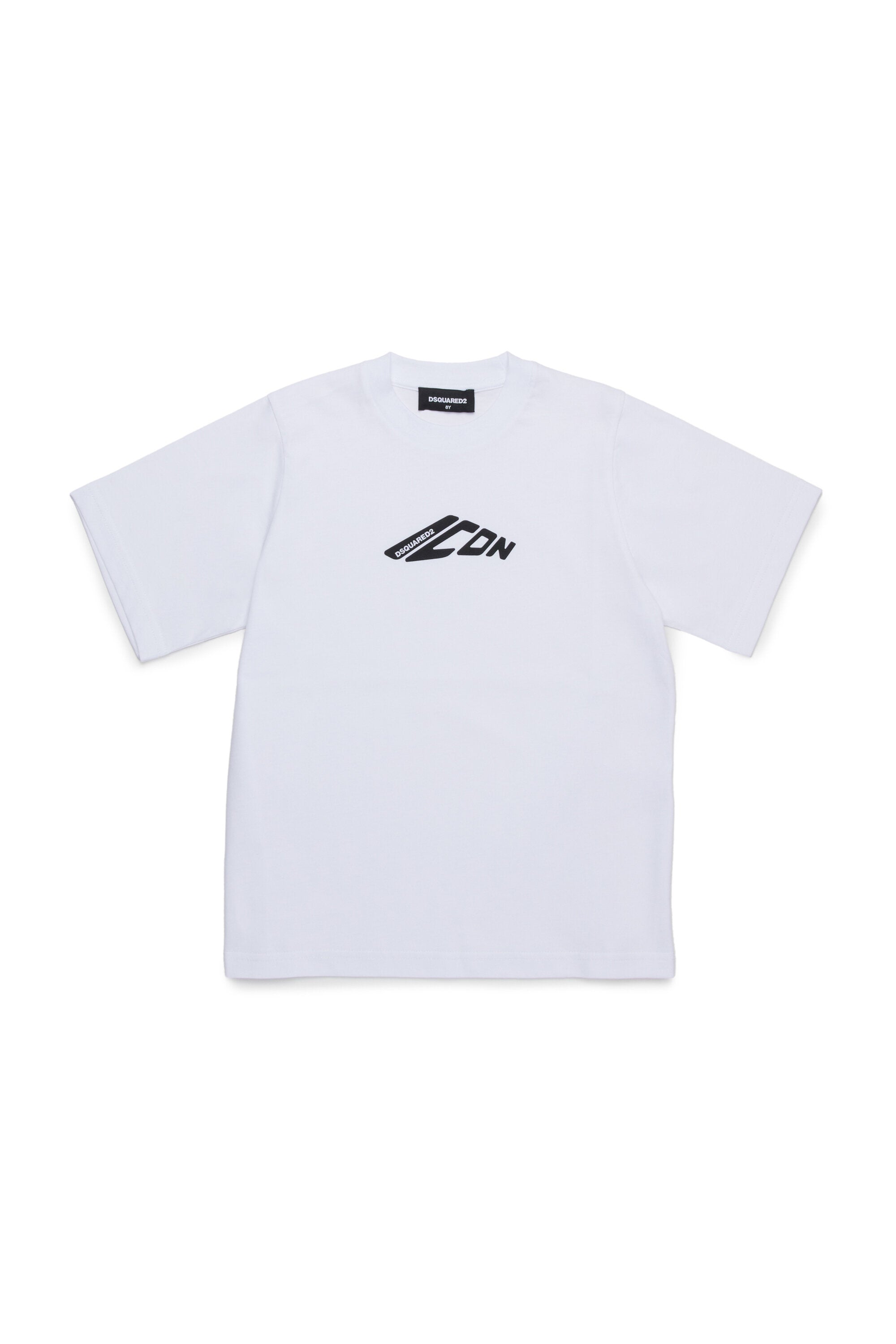 コントラストロゴ入りTシャツ