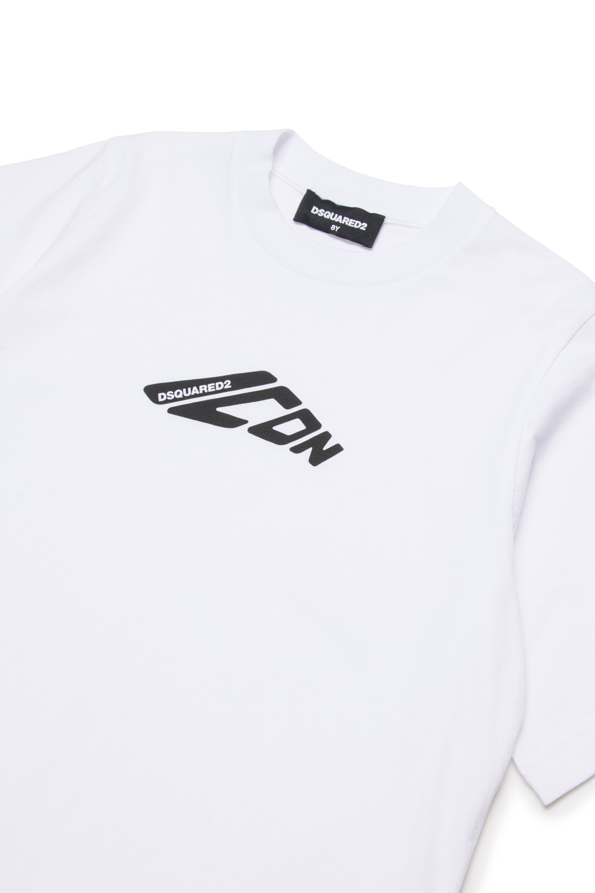 コントラストロゴ入りTシャツ