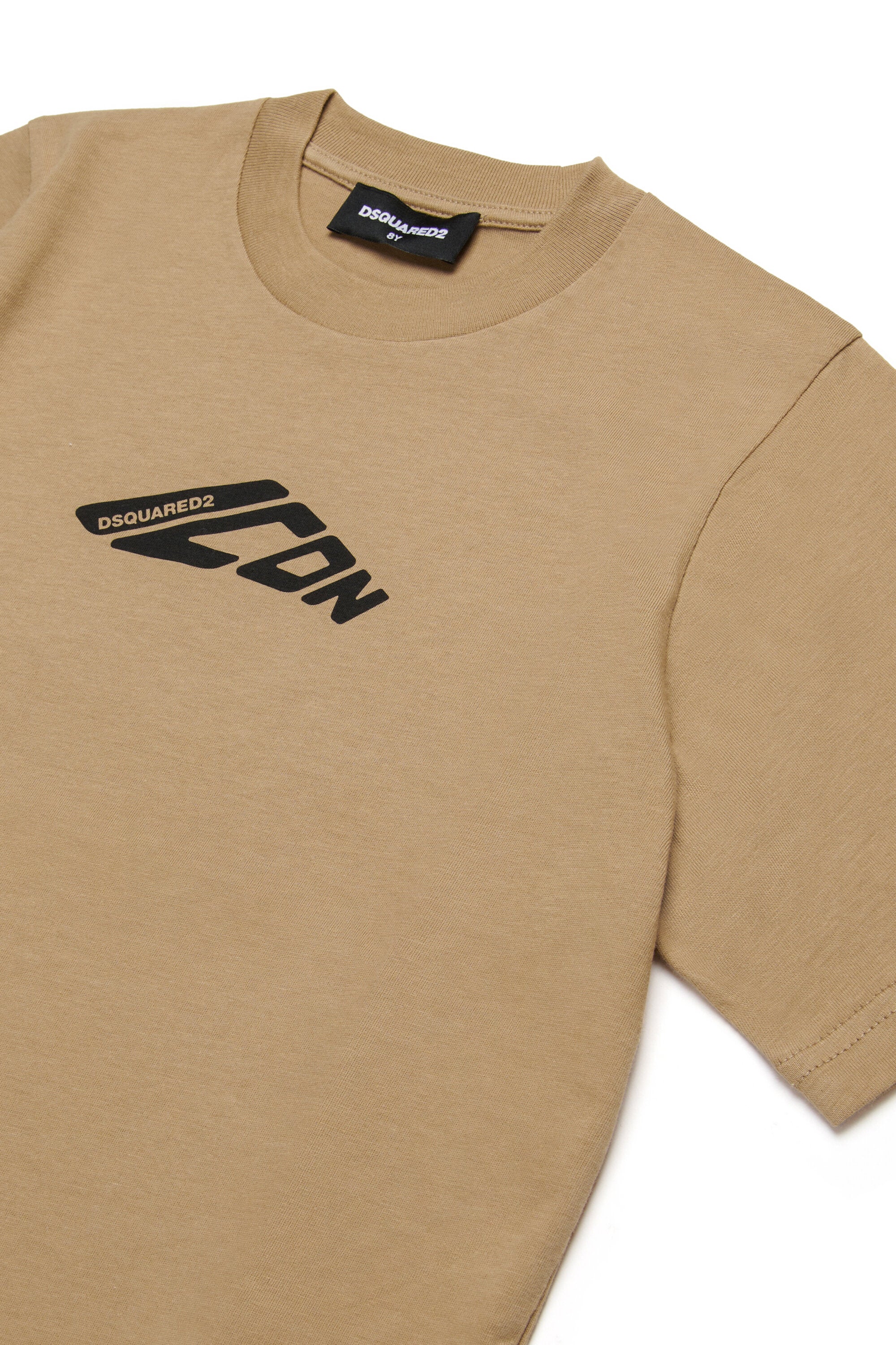 コントラストロゴ入りTシャツ