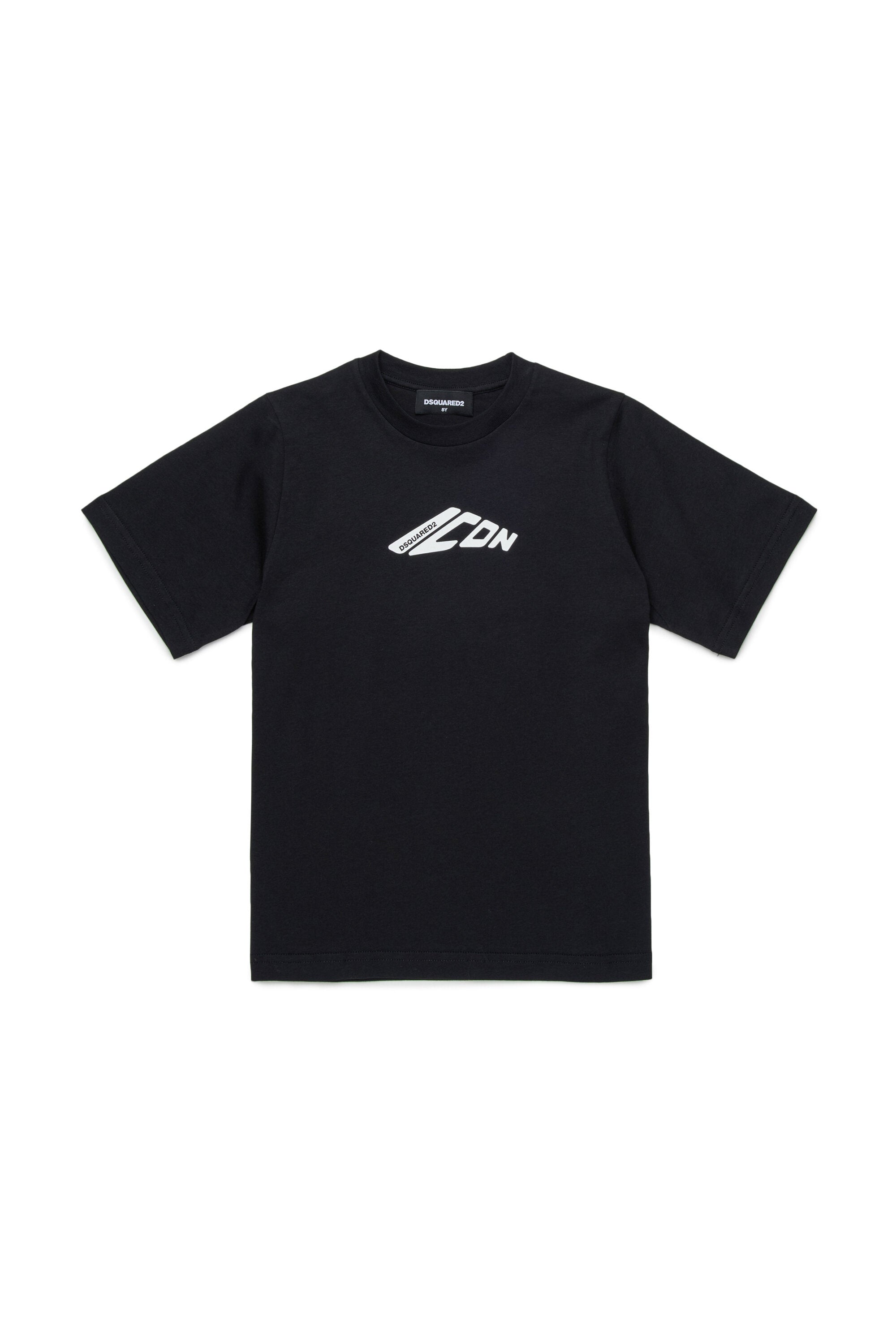 コントラストロゴ入りTシャツ