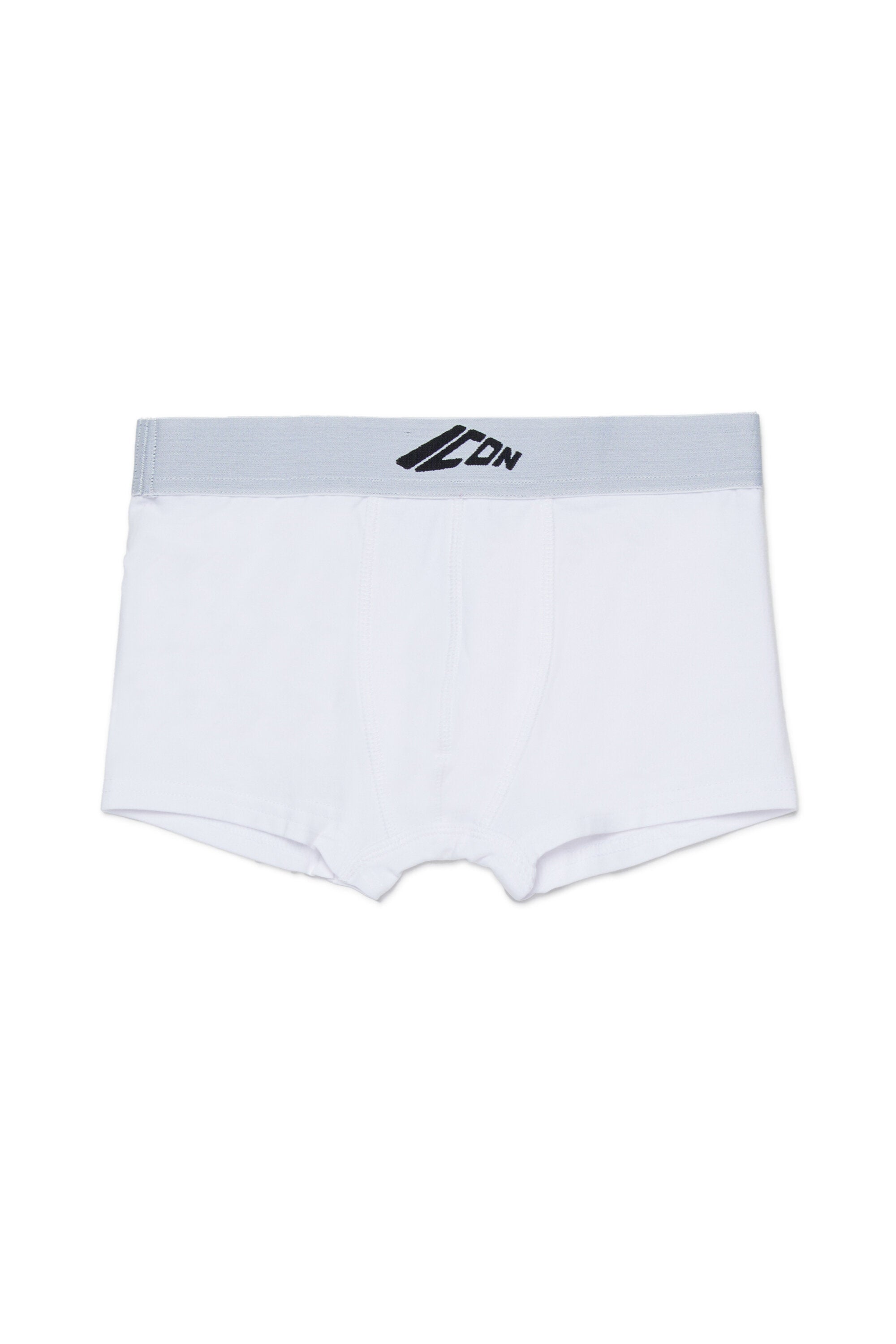 Boxer shorts branded with Icon New Generation logo