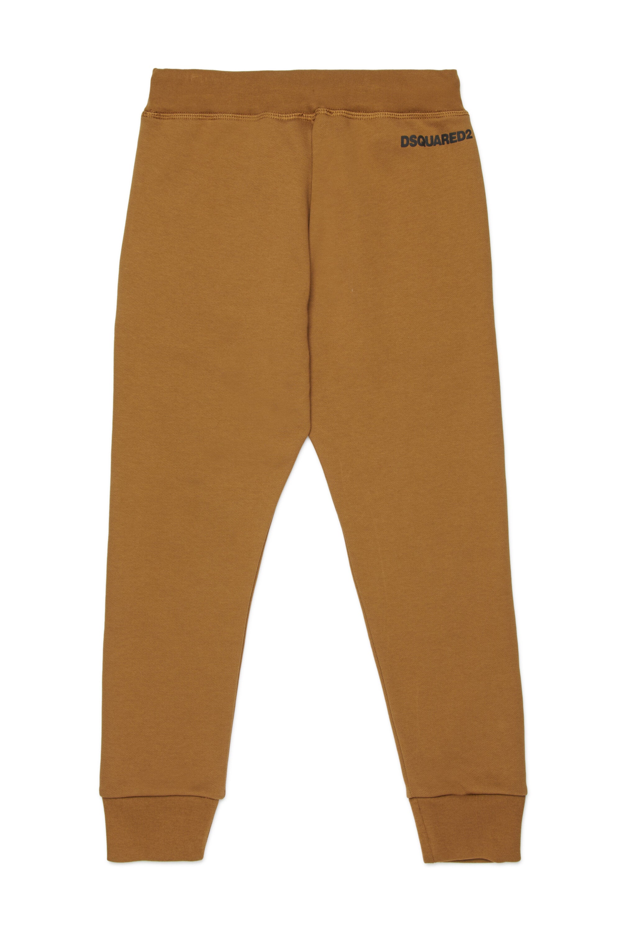 Fleece jogger pants with logo