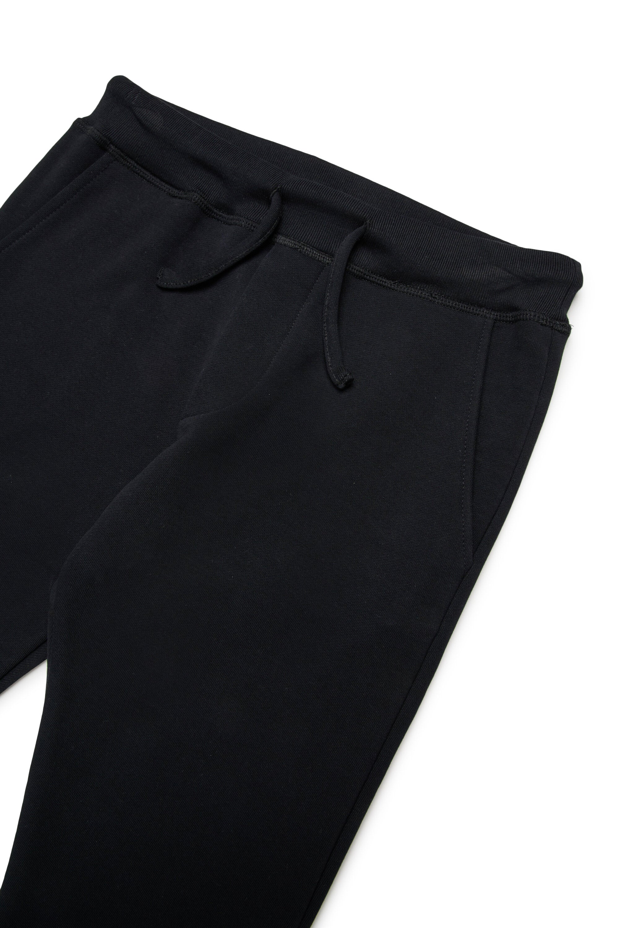 Fleece jogger pants with logo