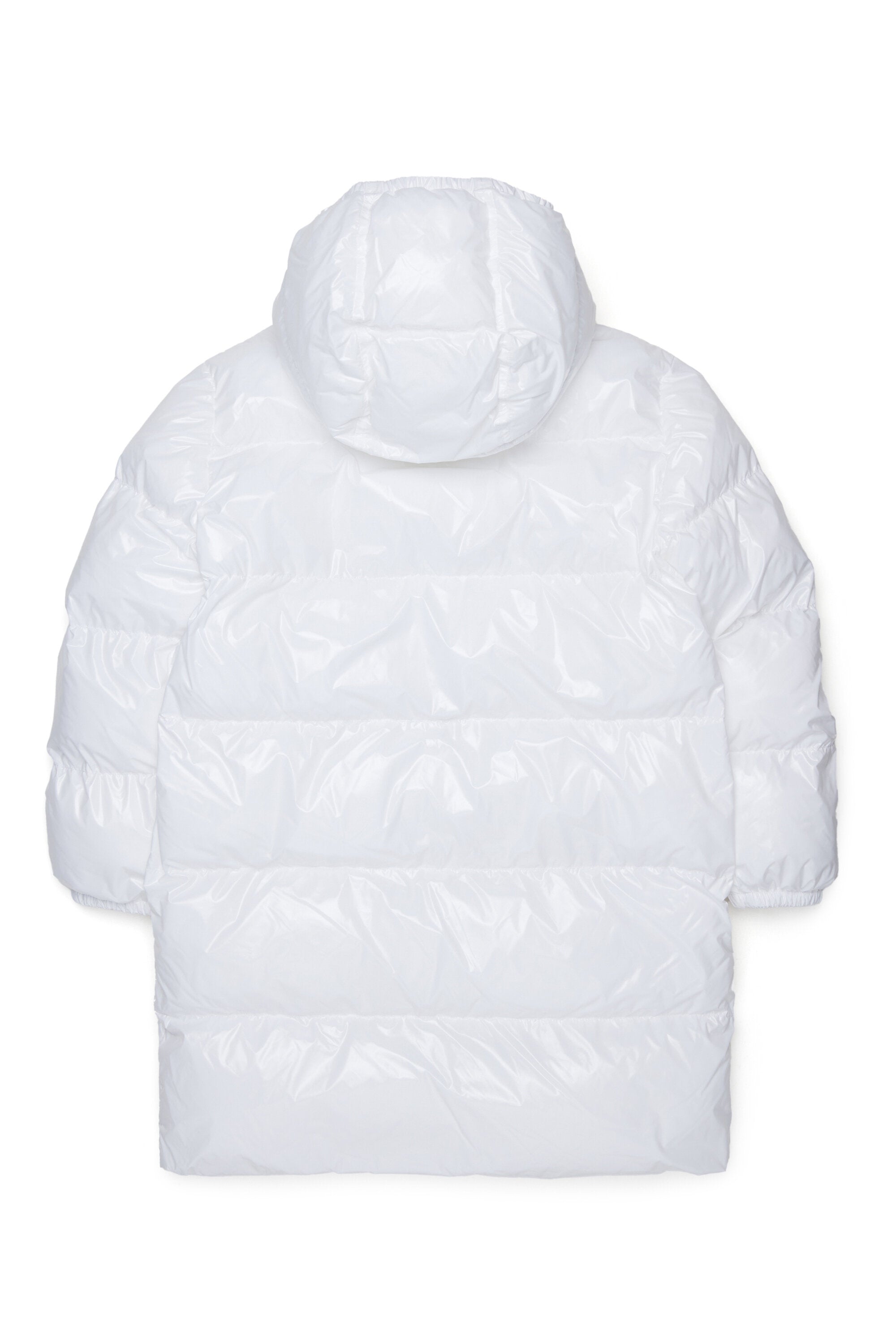 メープルリーフロゴ入りロングパデッドジャケット