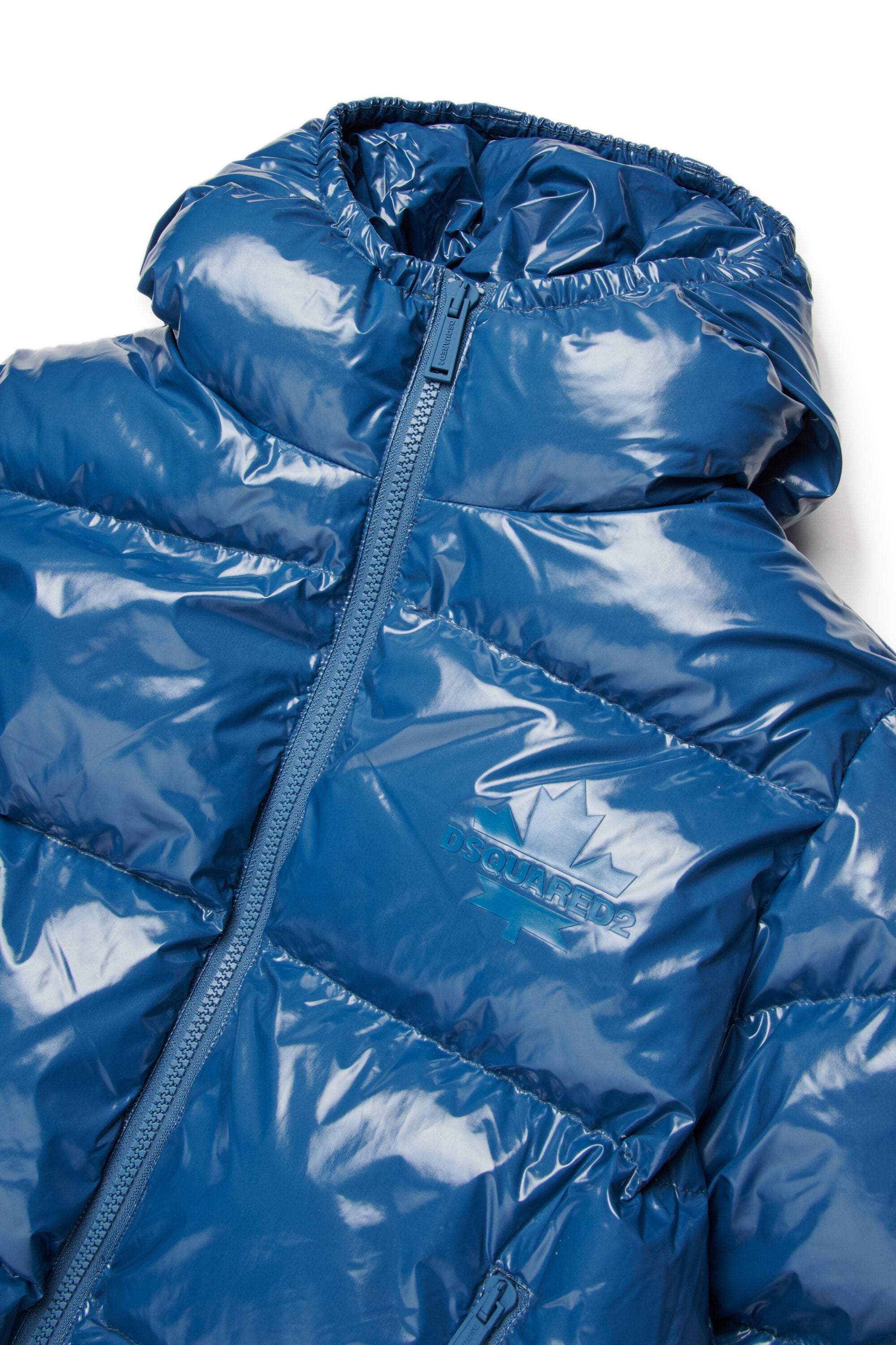 Short padded jacket with logo Maple Leaf