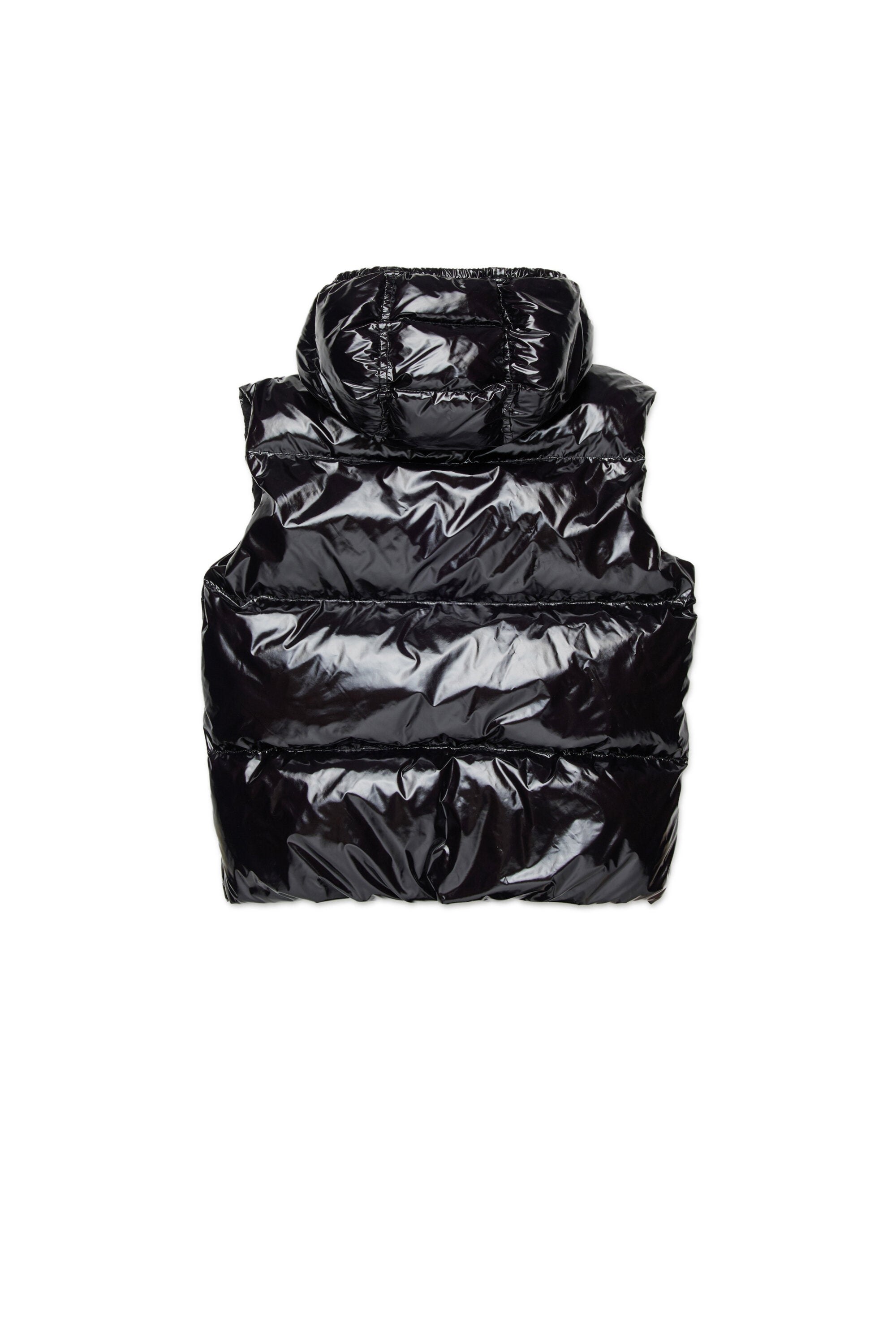 メープルリーフロゴ入り光沢パッド入りベスト