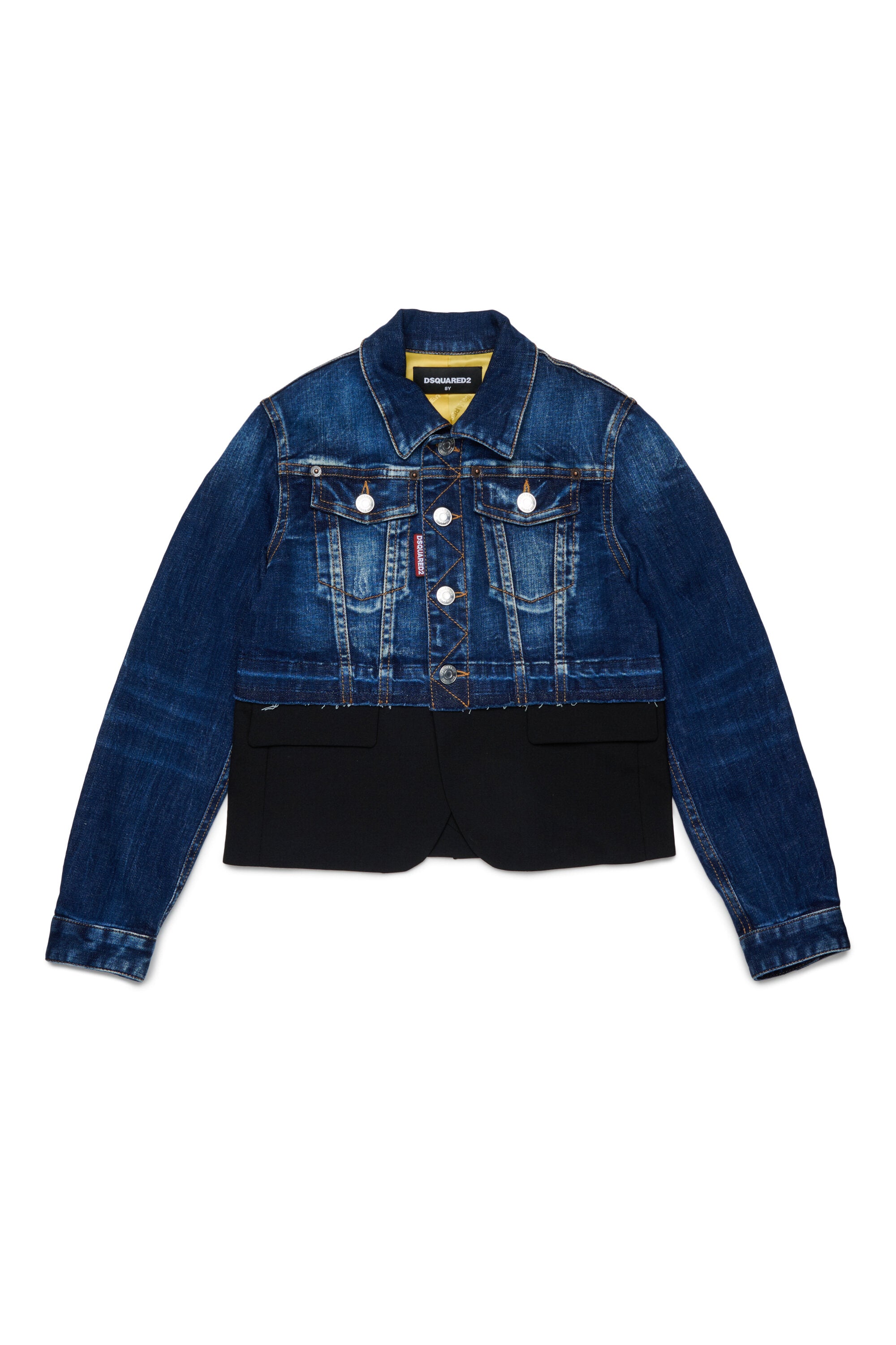 Denim and cool wool jacket