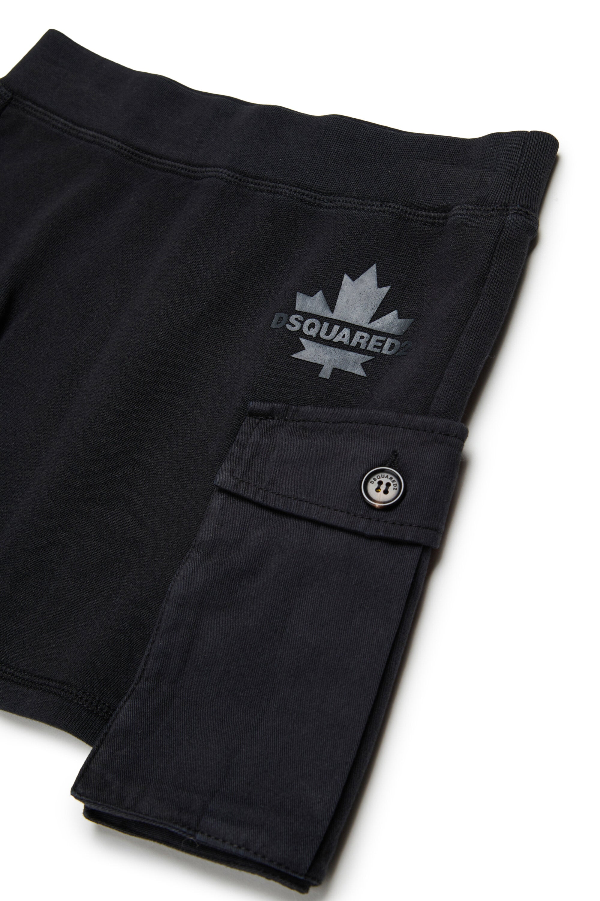 Fleece mini skirt with large pockets