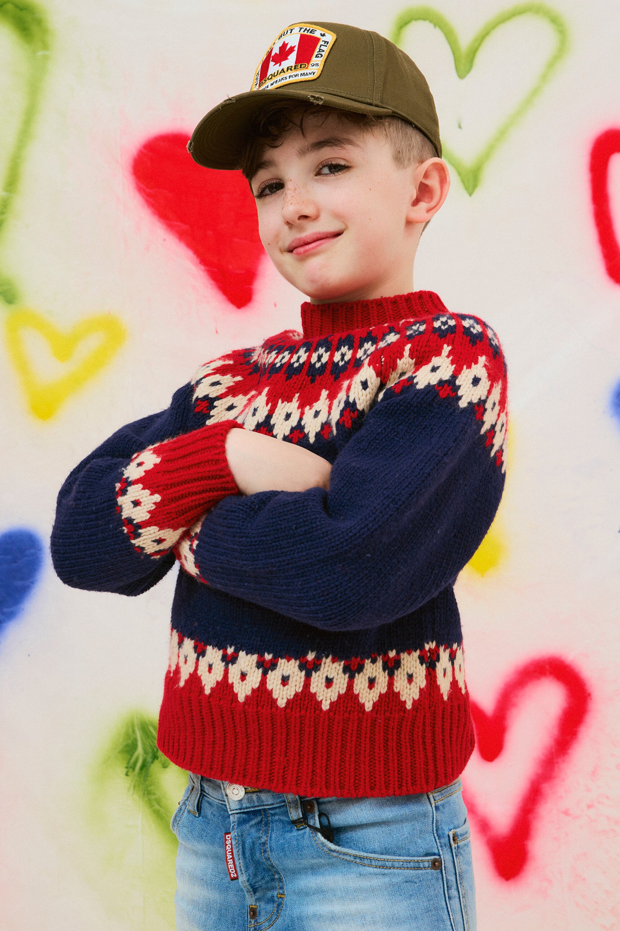 ノルウェー産ウール混タートルネックプルオーバー