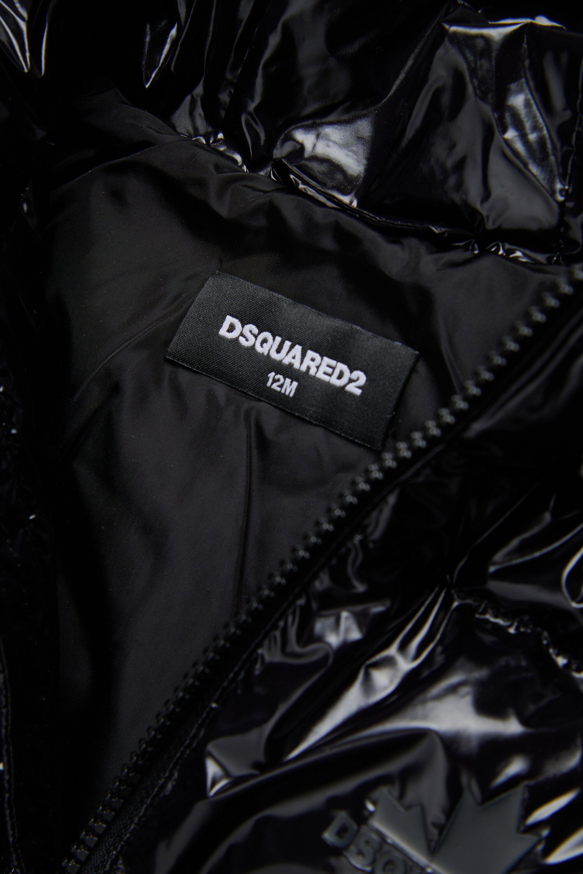 Short padded jacket with logo Maple Leaf