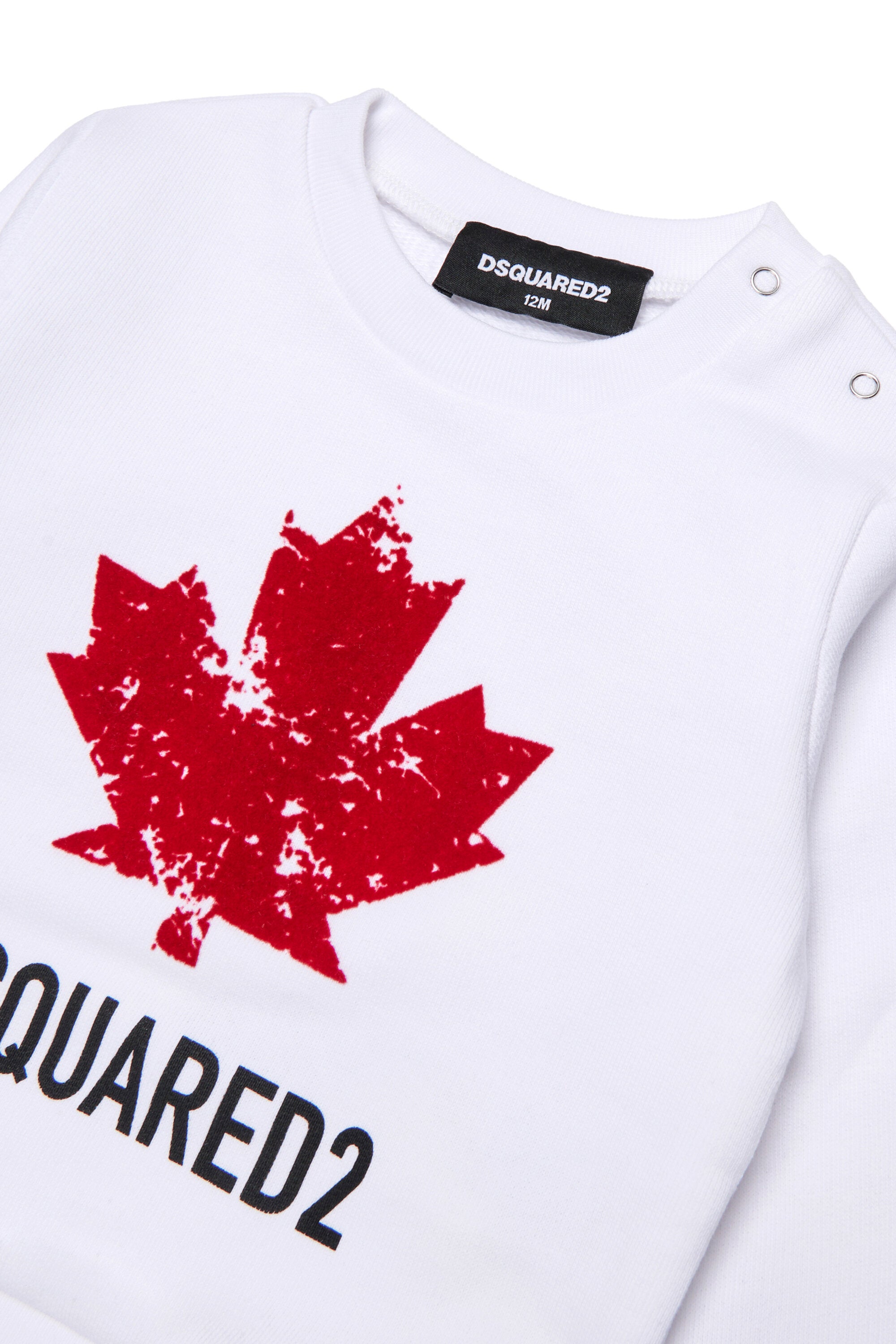 スポーツロゴ入りクルーネックスウェットシャツ