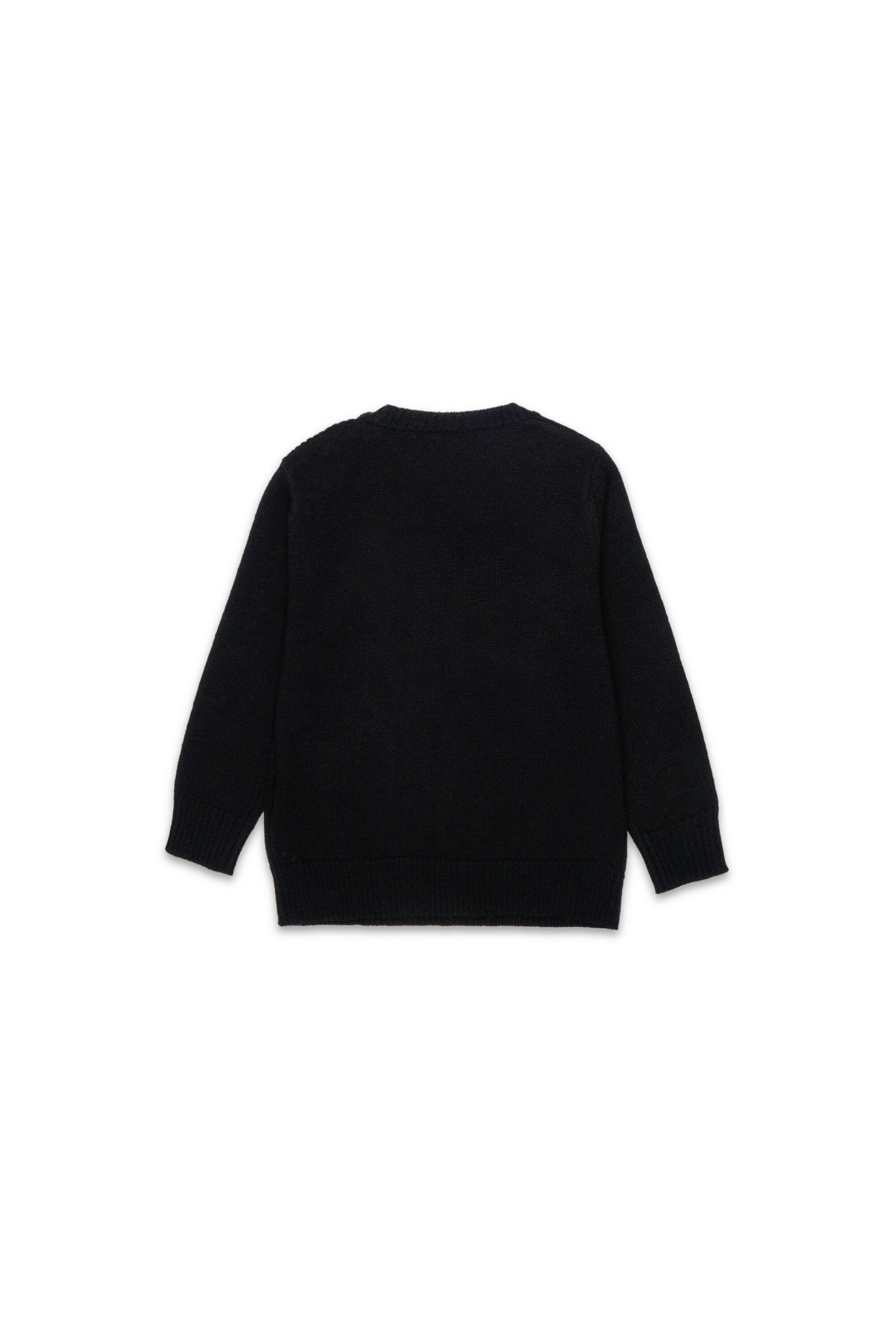 Merino wool pullover with logo DSQ2