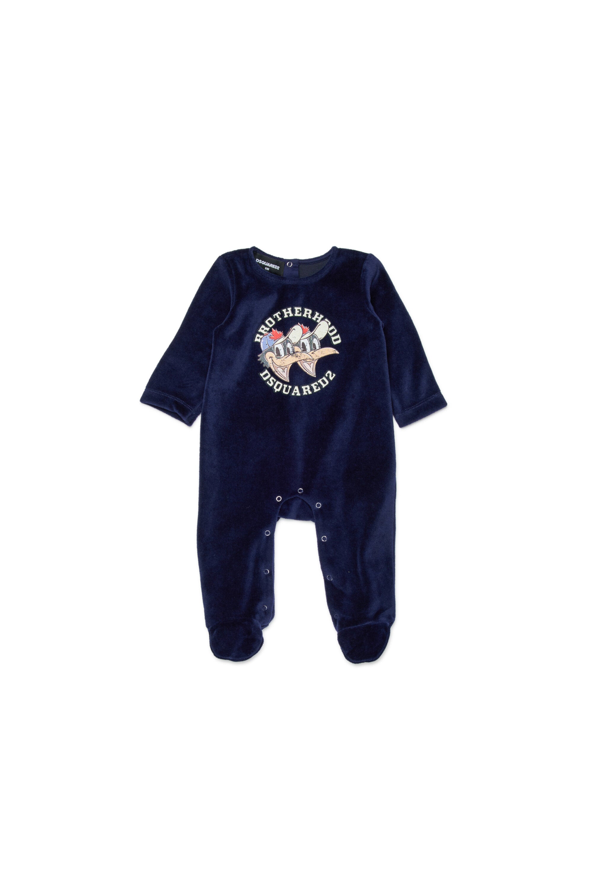 ブラザーフッド柄のシュニール織ワンピース・ジャンプスーツ