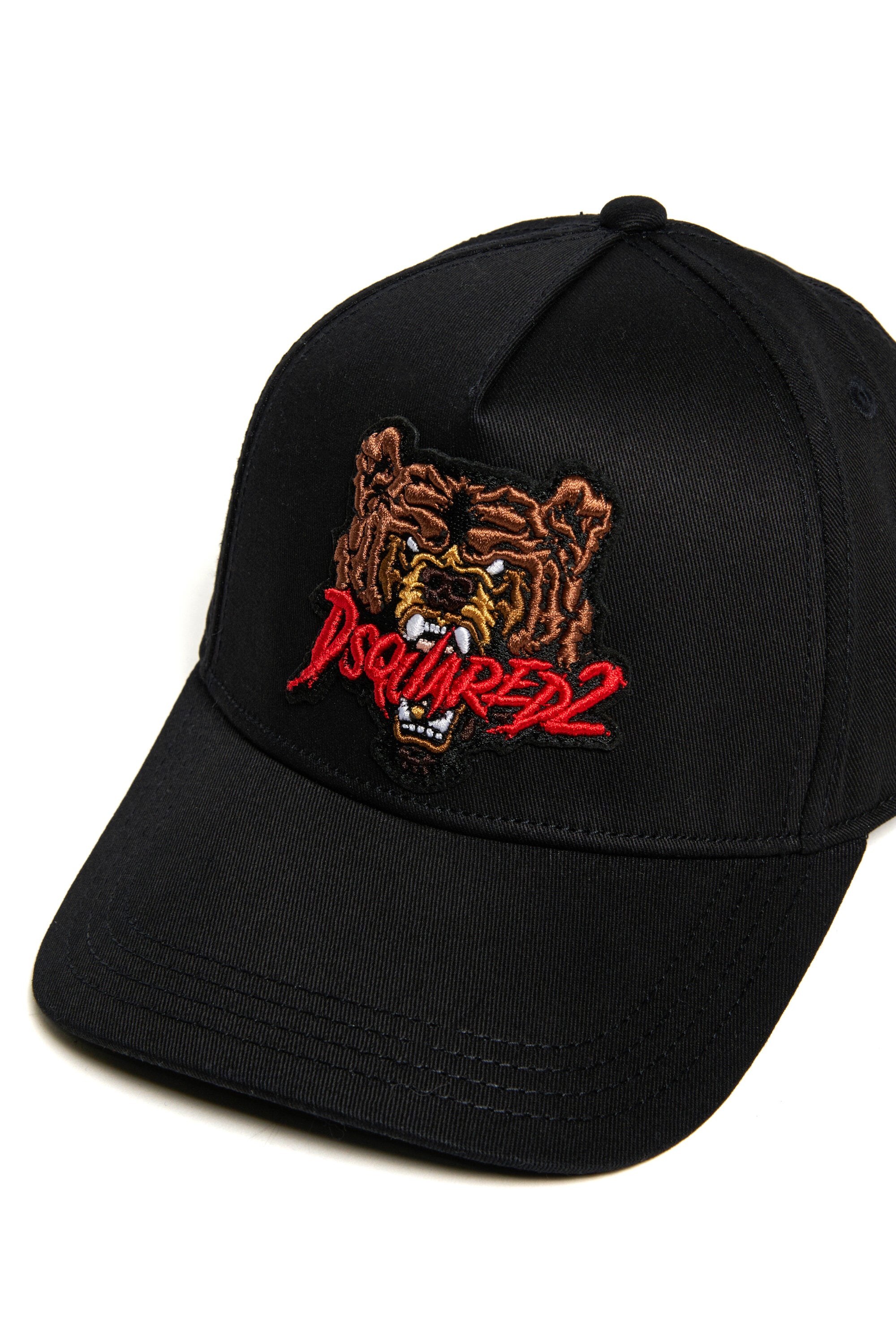 Gabardine baseball cap with Bear patch