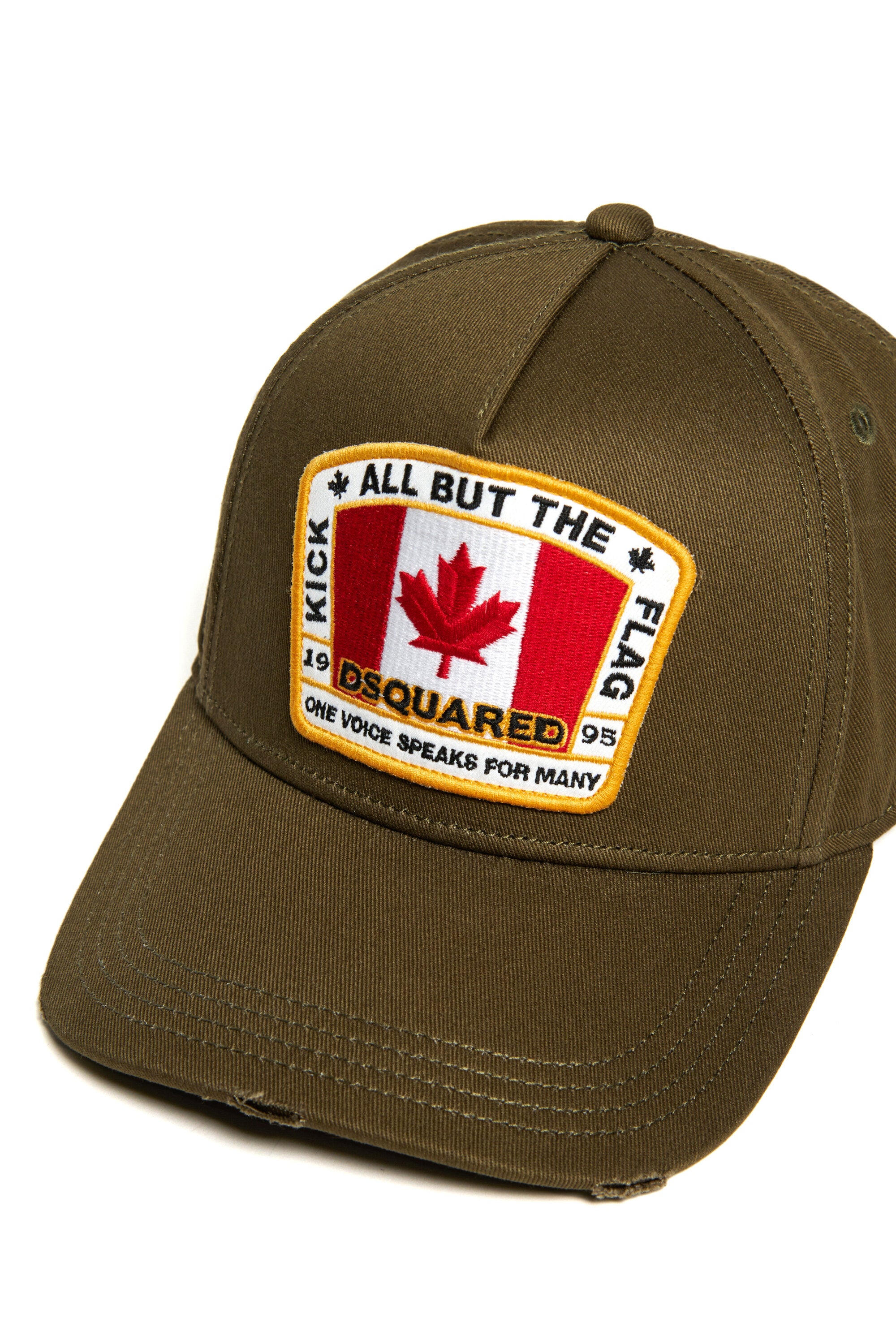 Gabardine baseball cap with Canada patch
