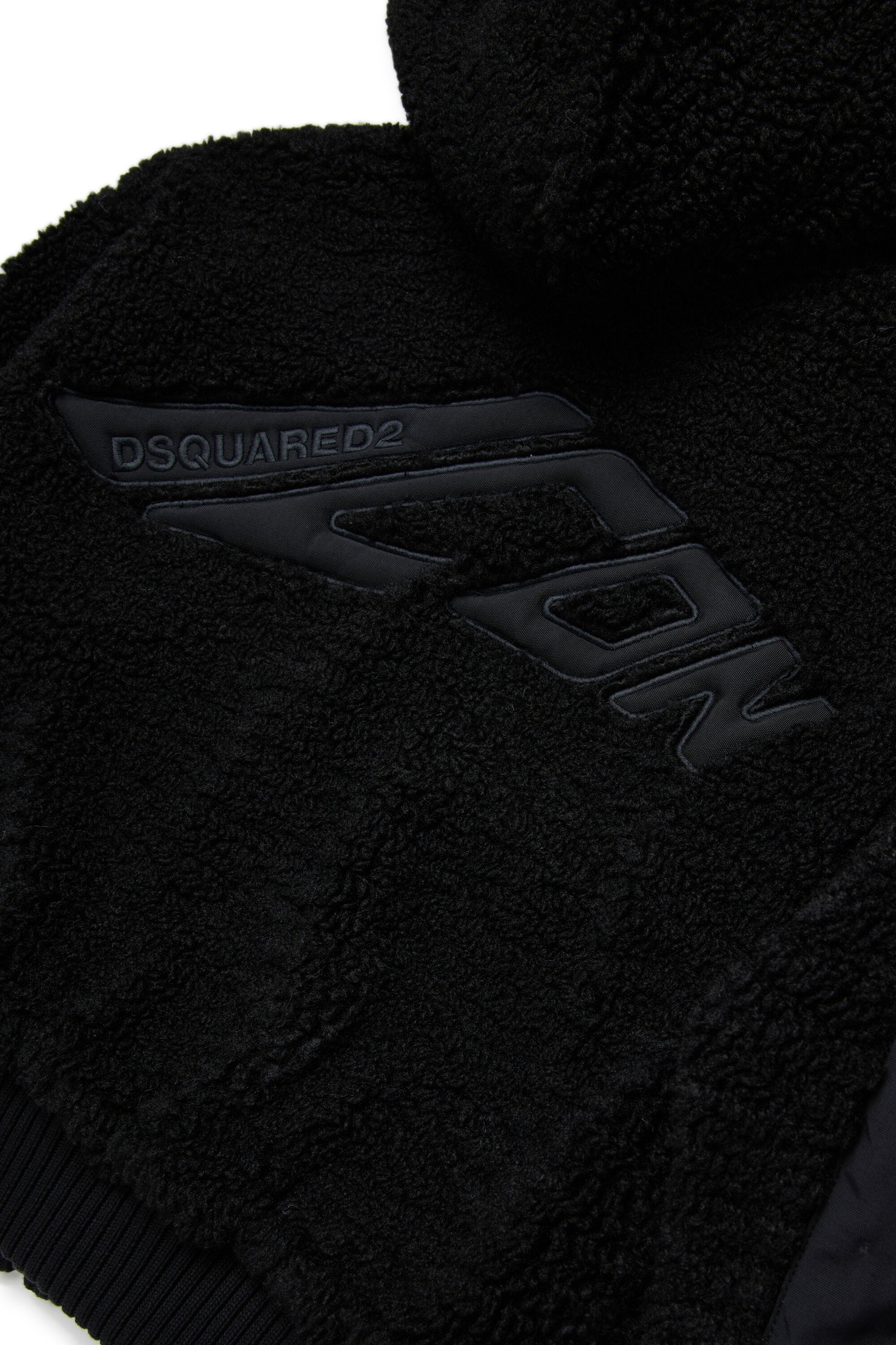 マキシロゴ入りテディ・フードジャケット