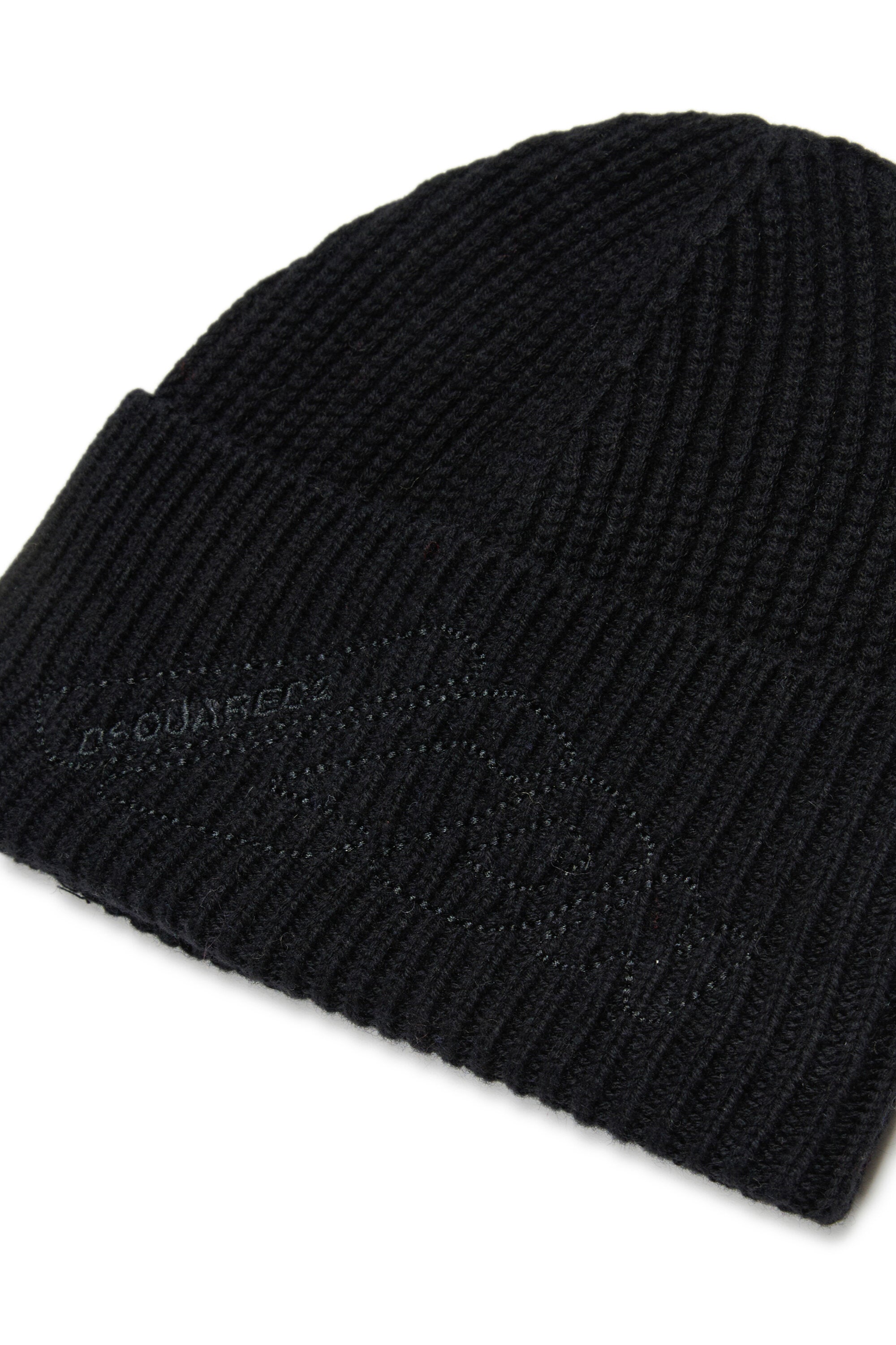 Wool-blend beanie with ICON logo