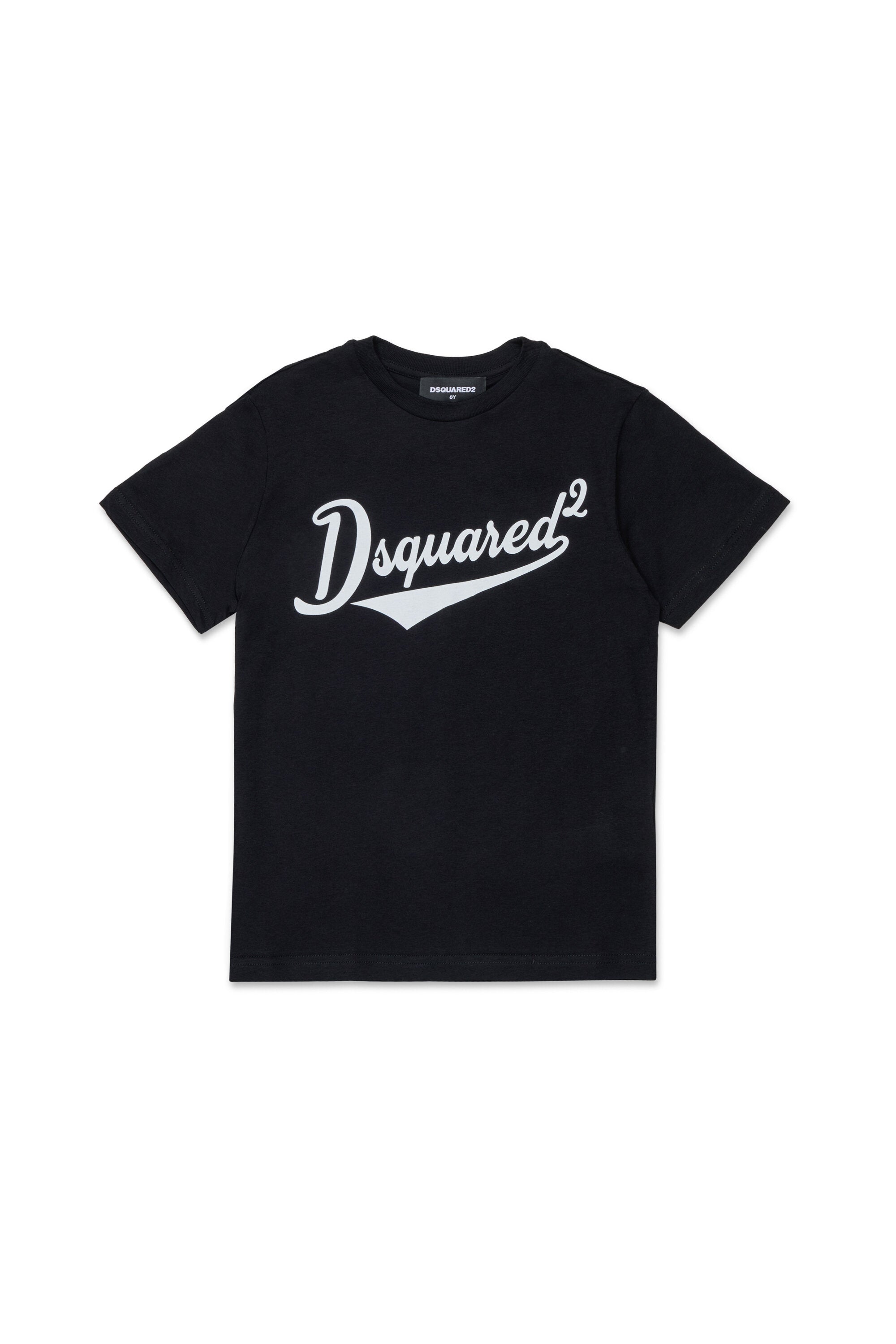 ロゴプリント入りクルーネックTシャツ