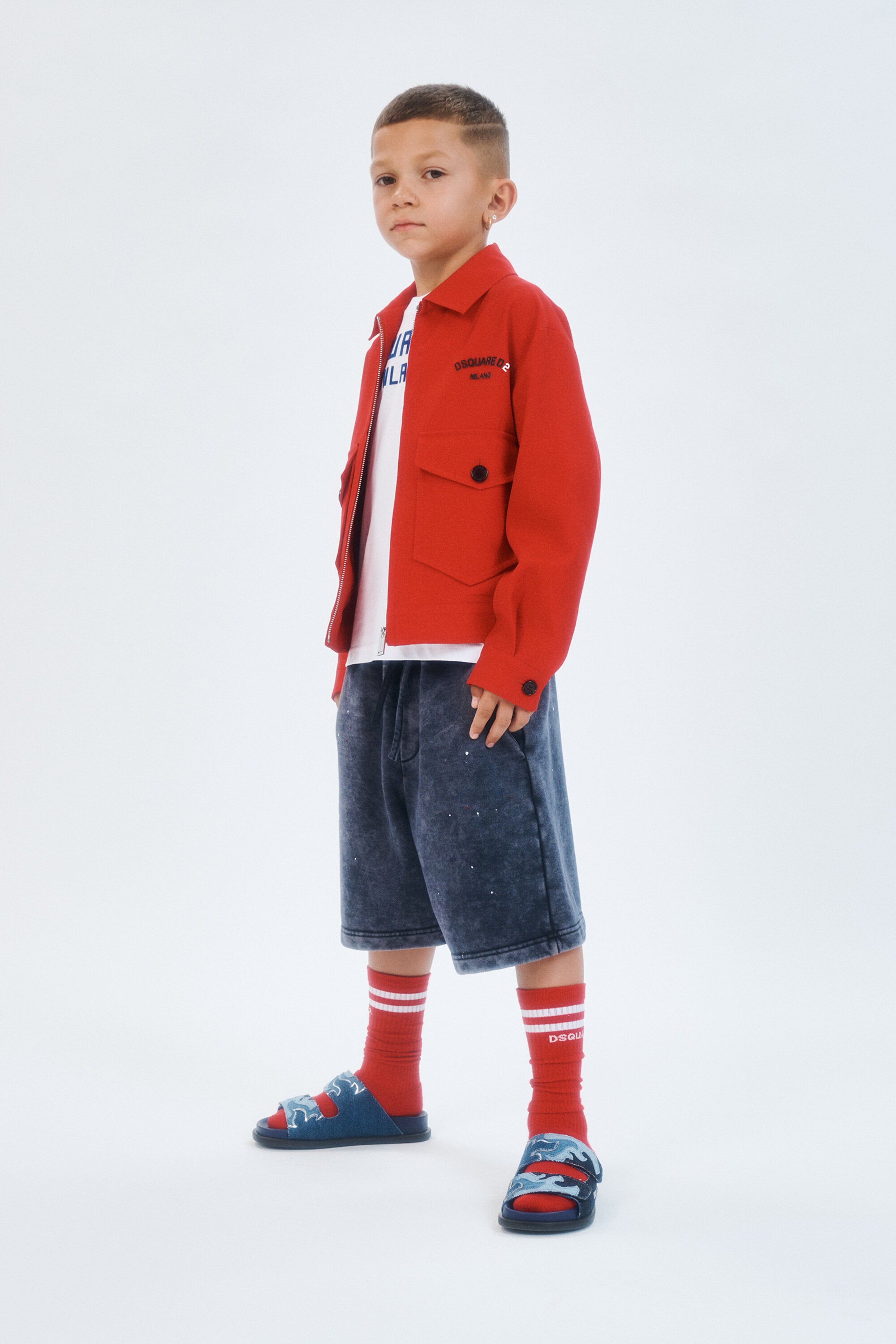 ロゴ入りスウェットショーツ