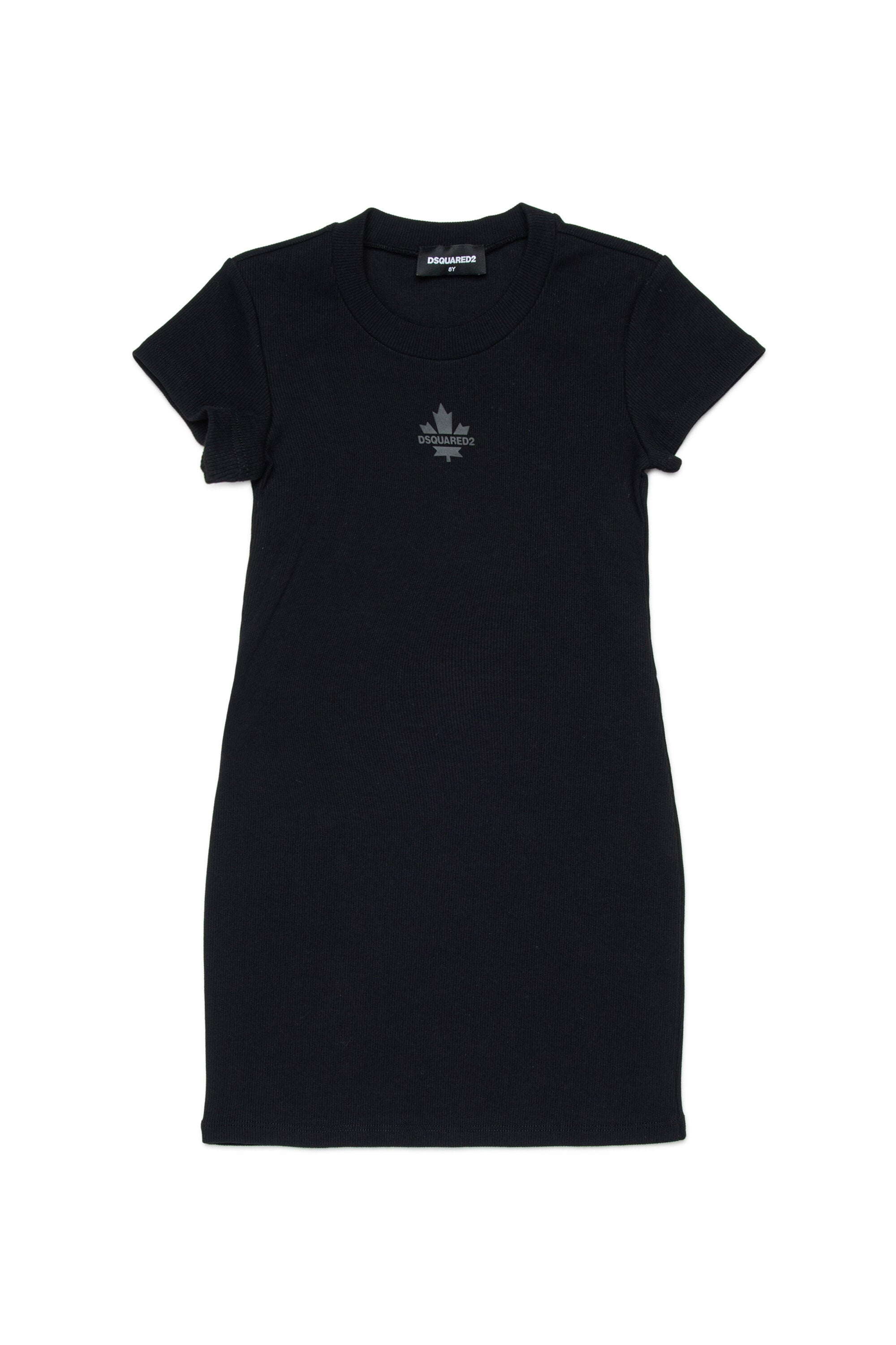 Short dress with logo