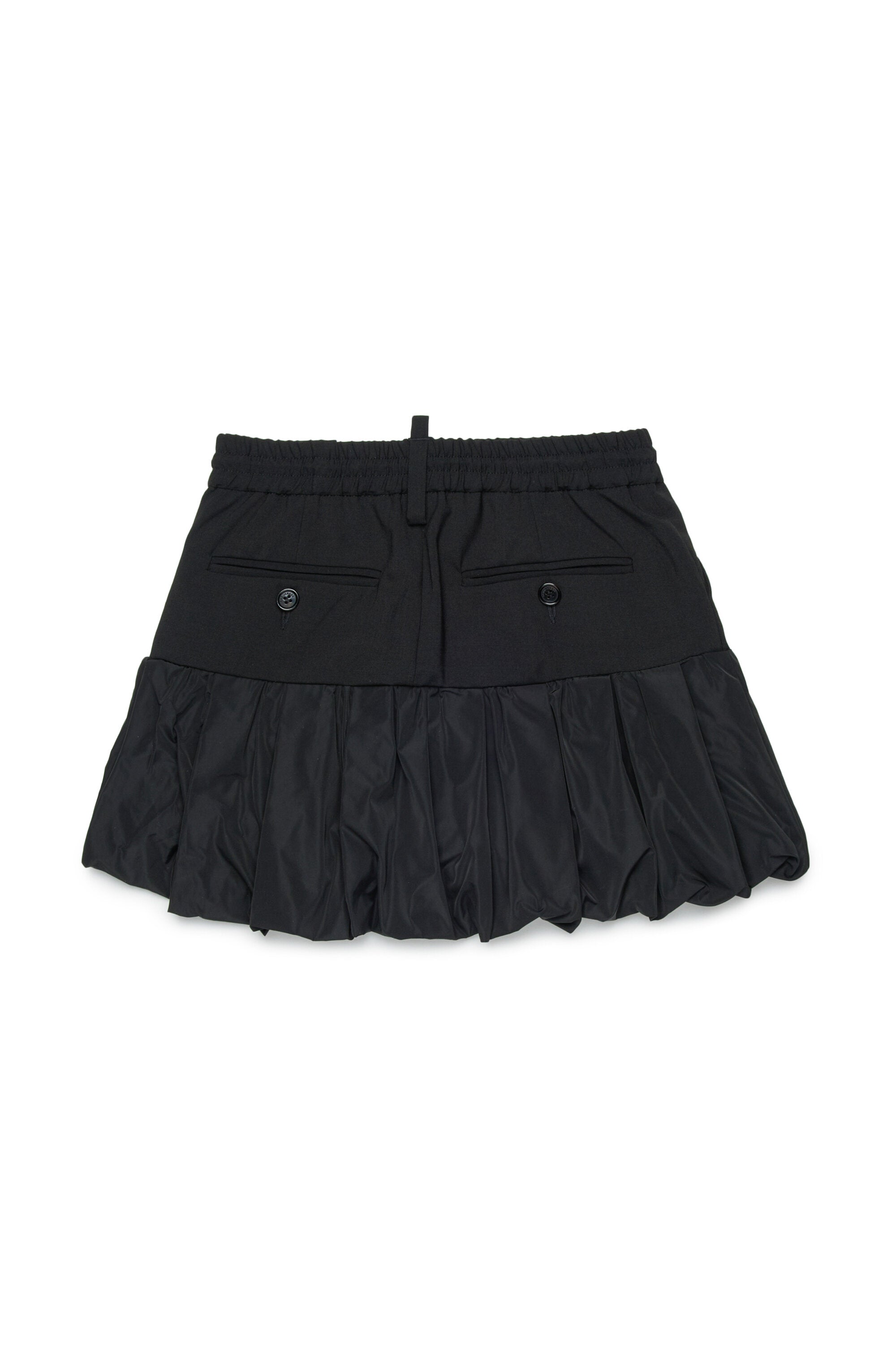 Short skirt with logo
