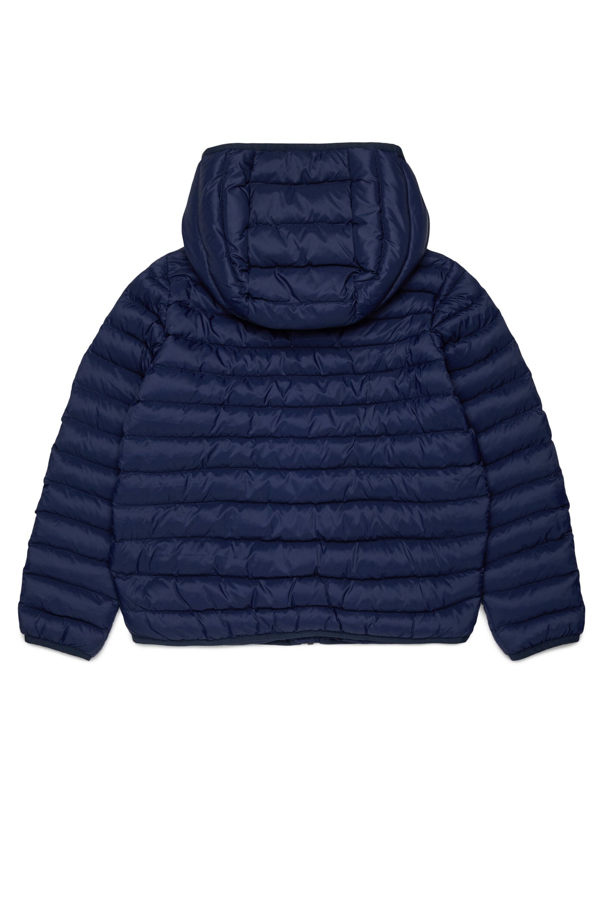 Padded jacket with printed logo