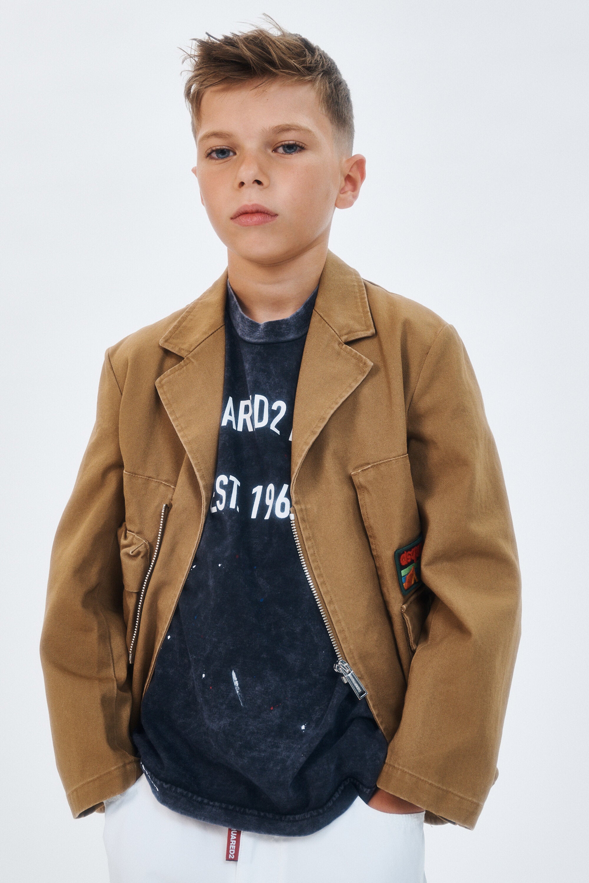 ロゴ入りブレザー