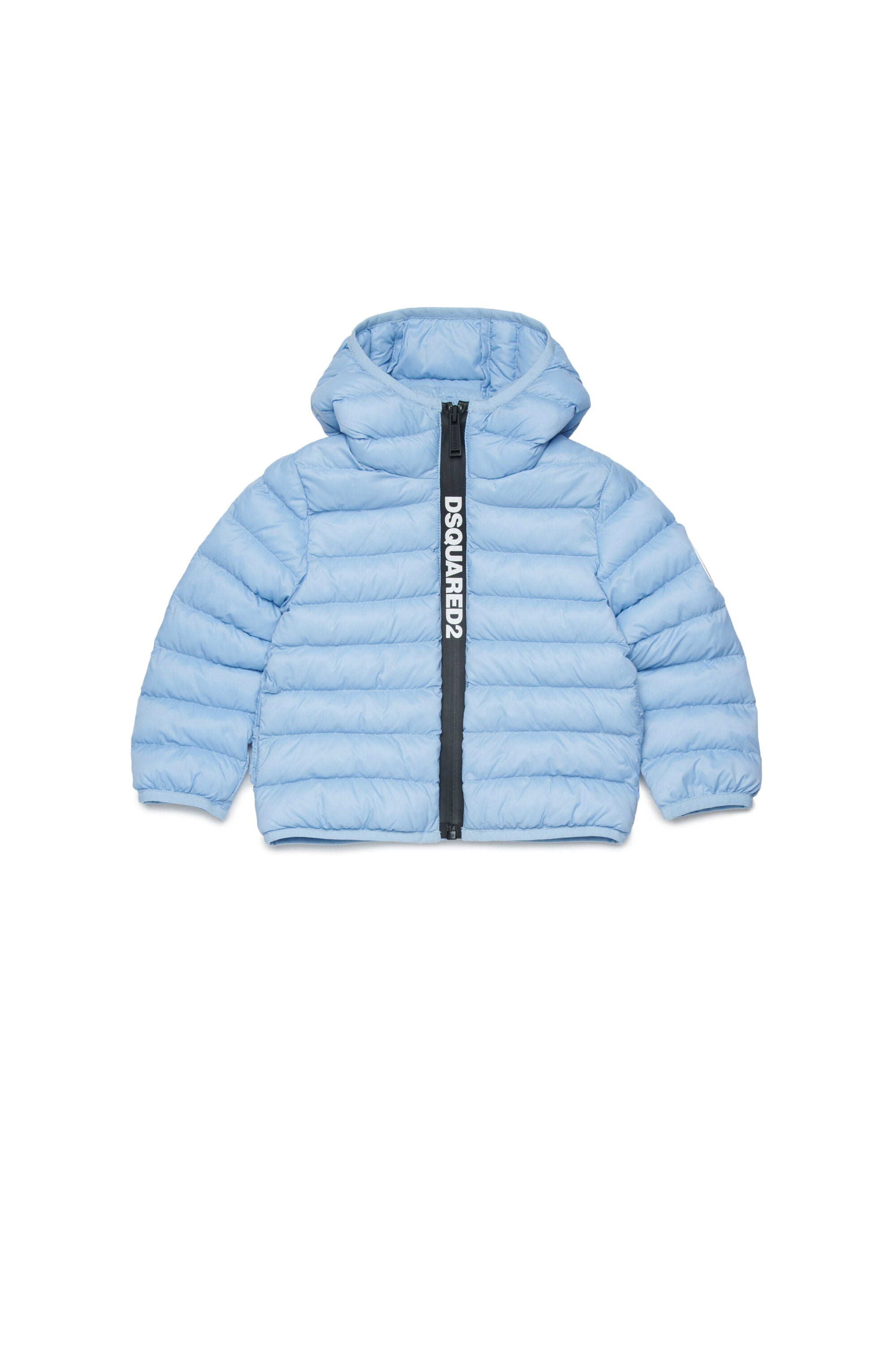 ロゴプリント入り中綿ジャケット