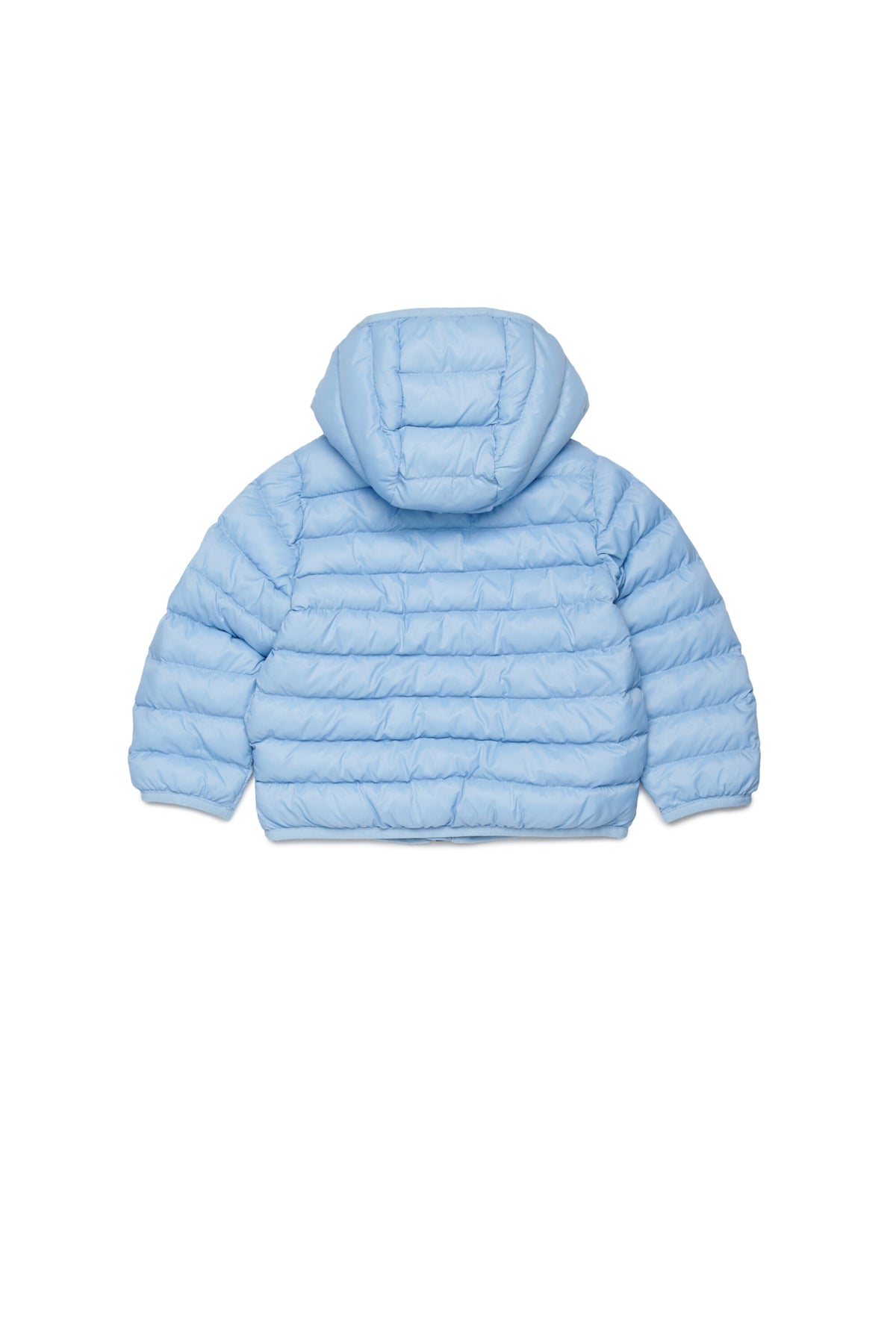 Padded jacket with printed logo