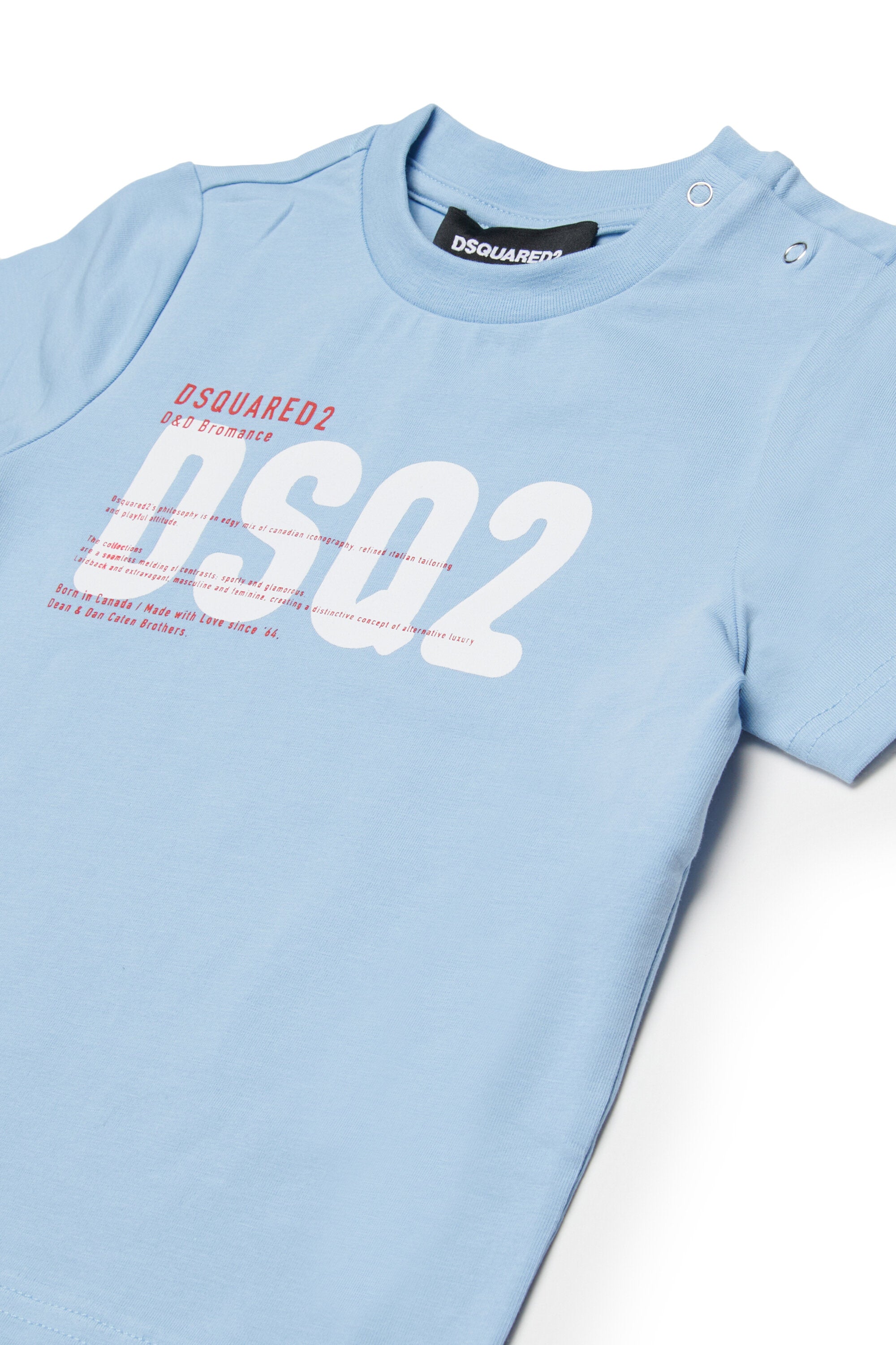 Dsquared2のロゴ入りベビーロンパース