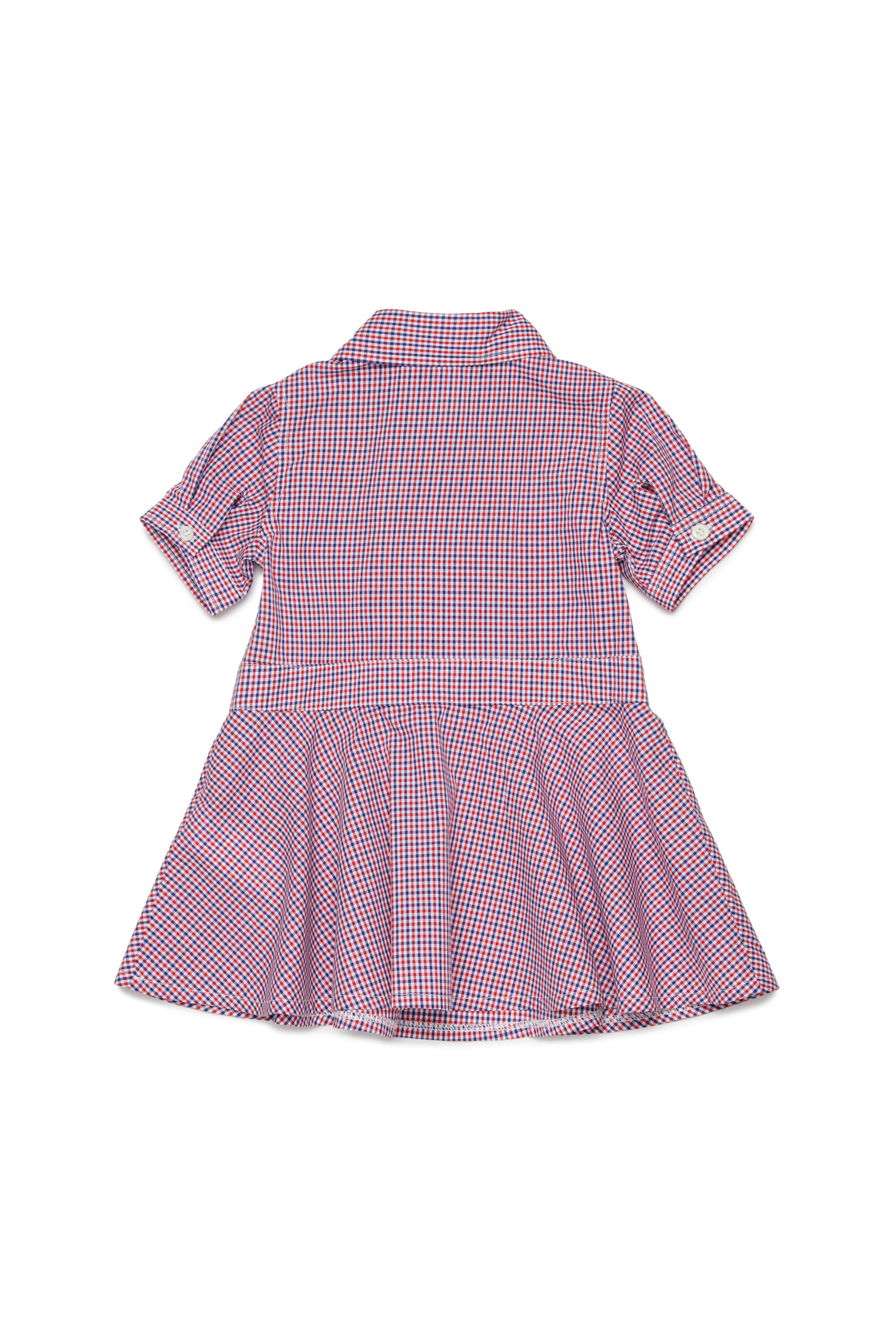 ロゴ入りシャツワンピース