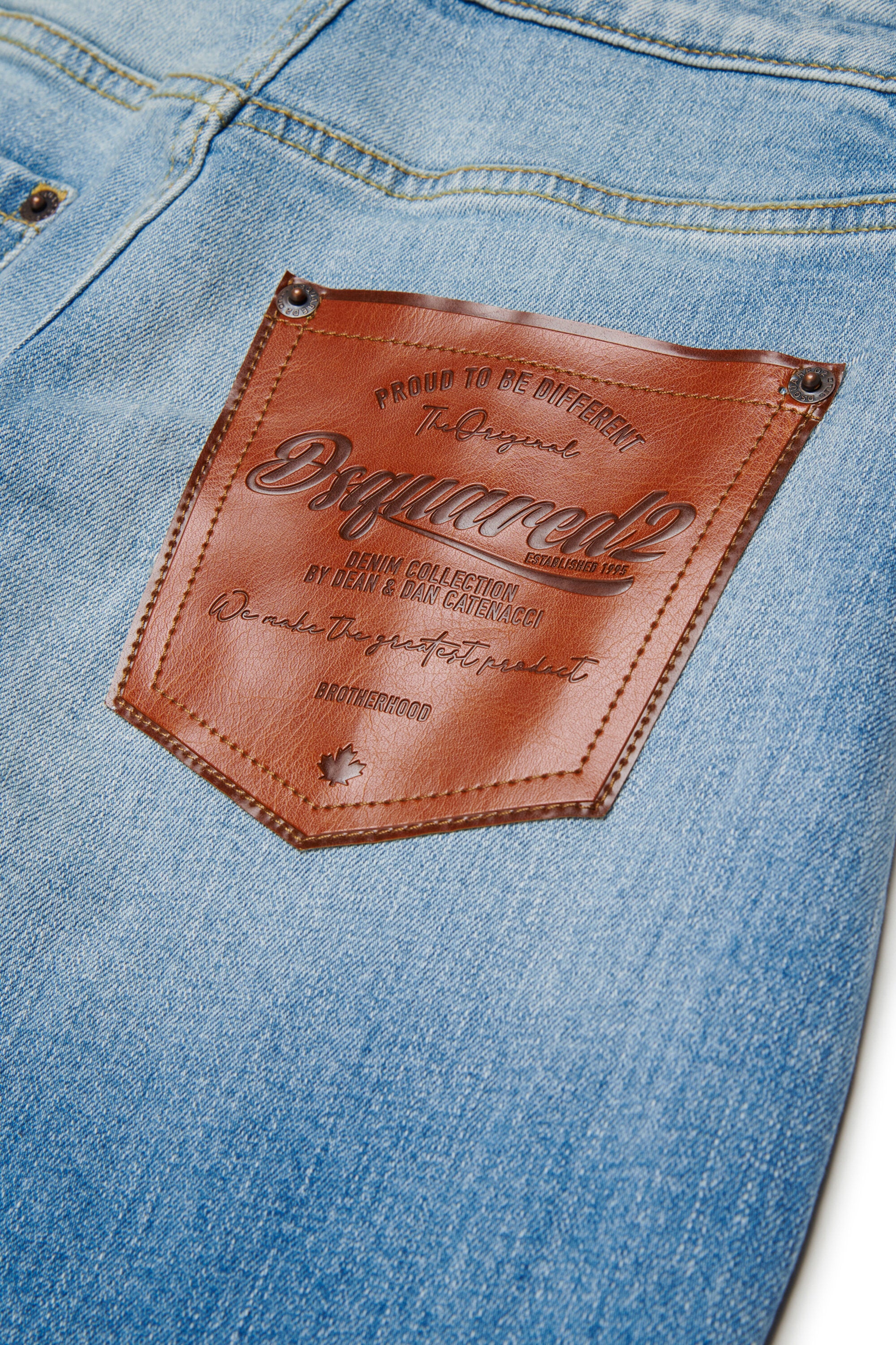 ライトブルー リラックスド ジーンズ - アメリア