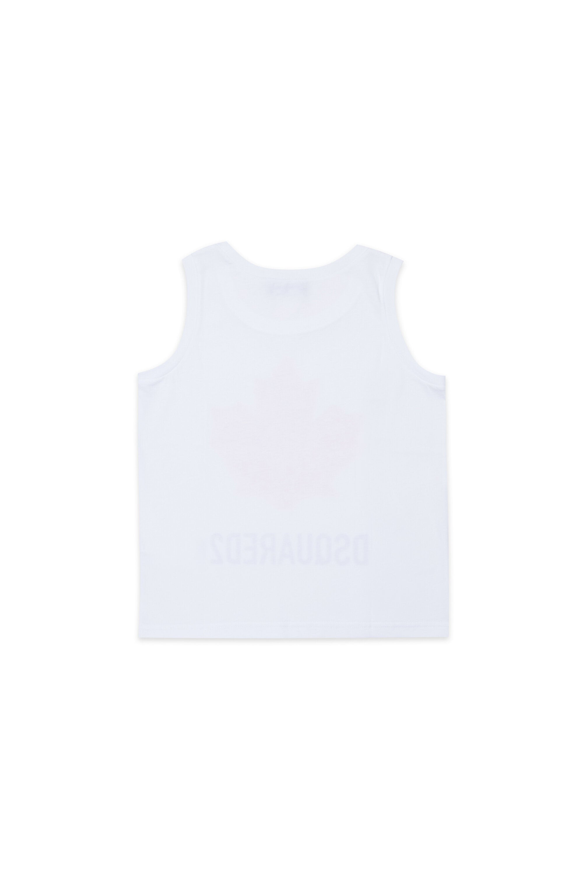 ロゴ入りノースリーブTシャツ