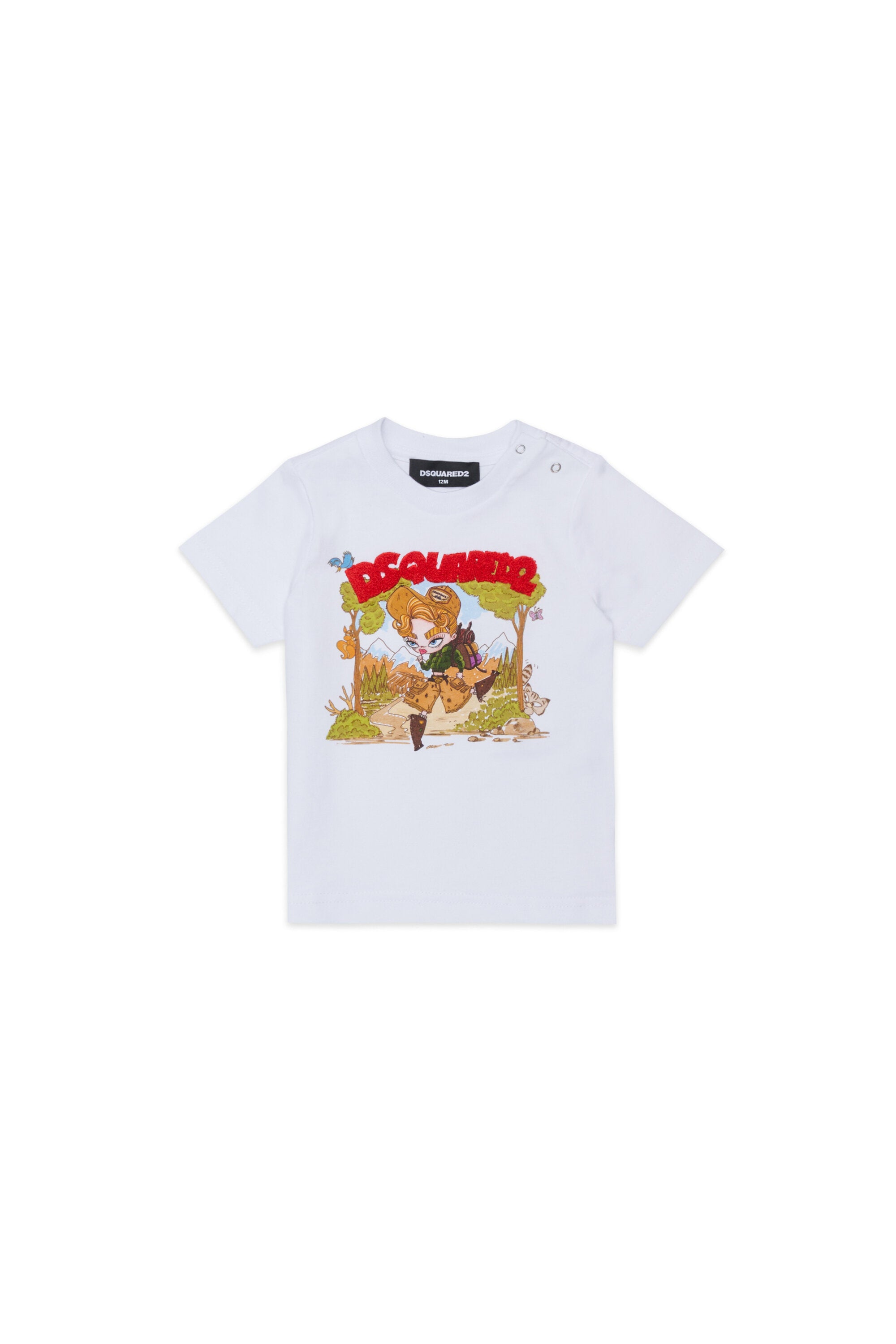 T-shirt with logo and front print