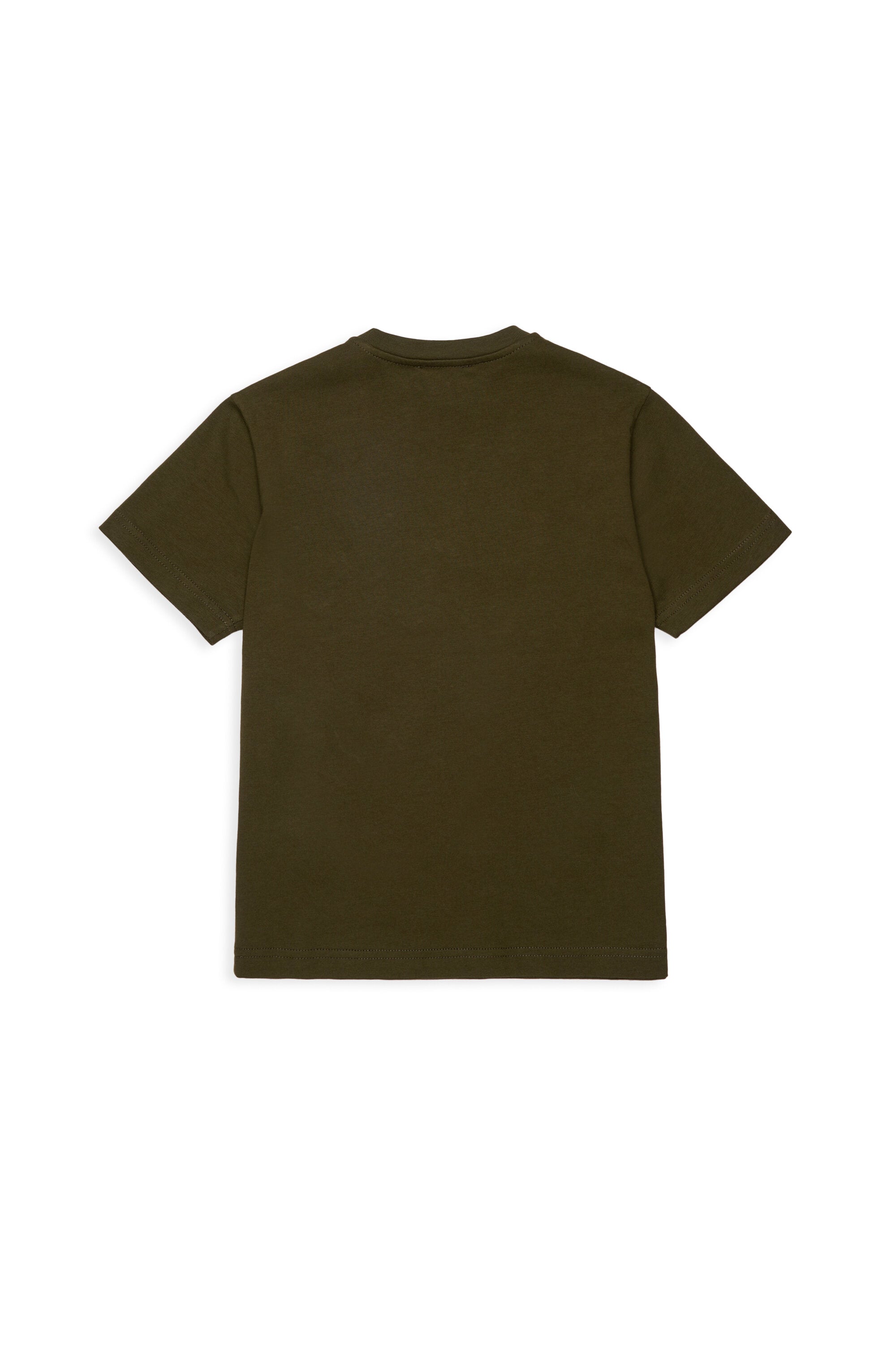 ロゴとパッチ付きTシャツ