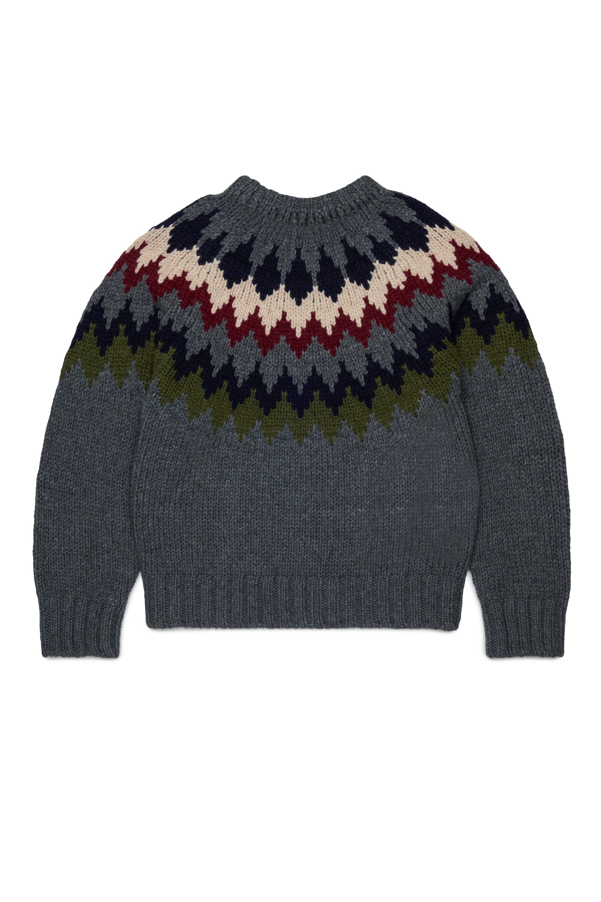 Crew-neck pullover with logo