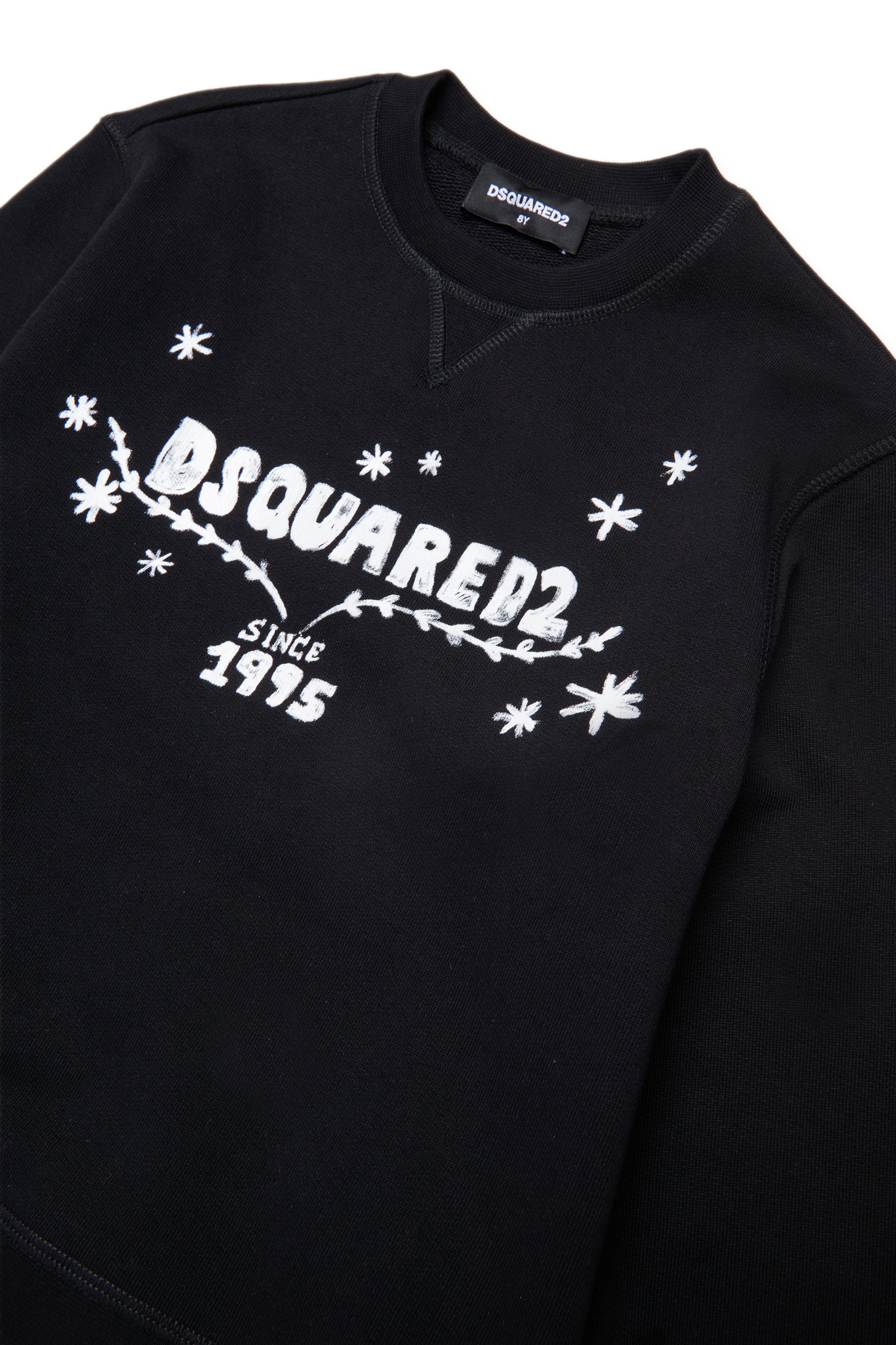 Crew-neck sweatshirt with logo