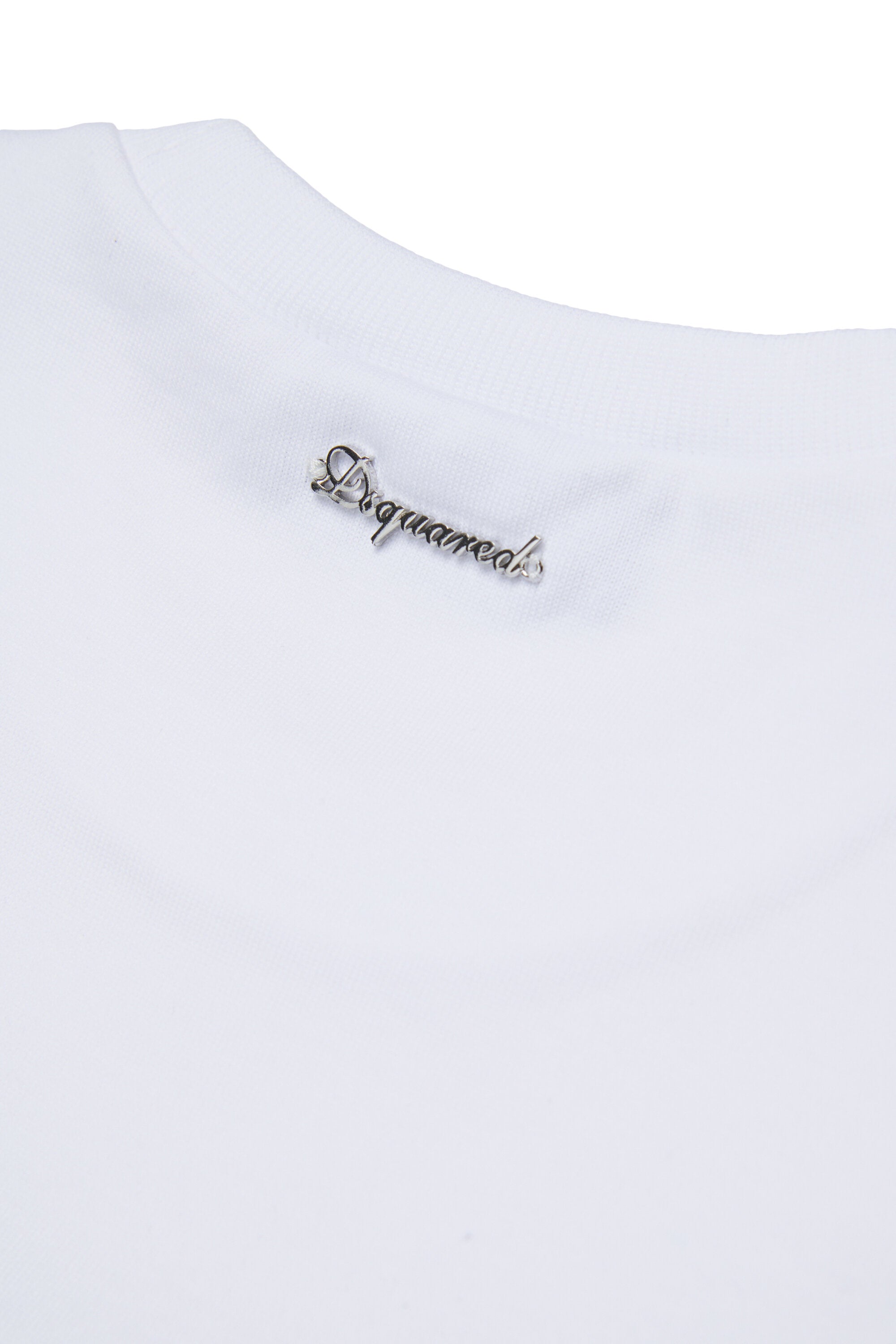 ジュエルパーツ付きロゴTシャツ